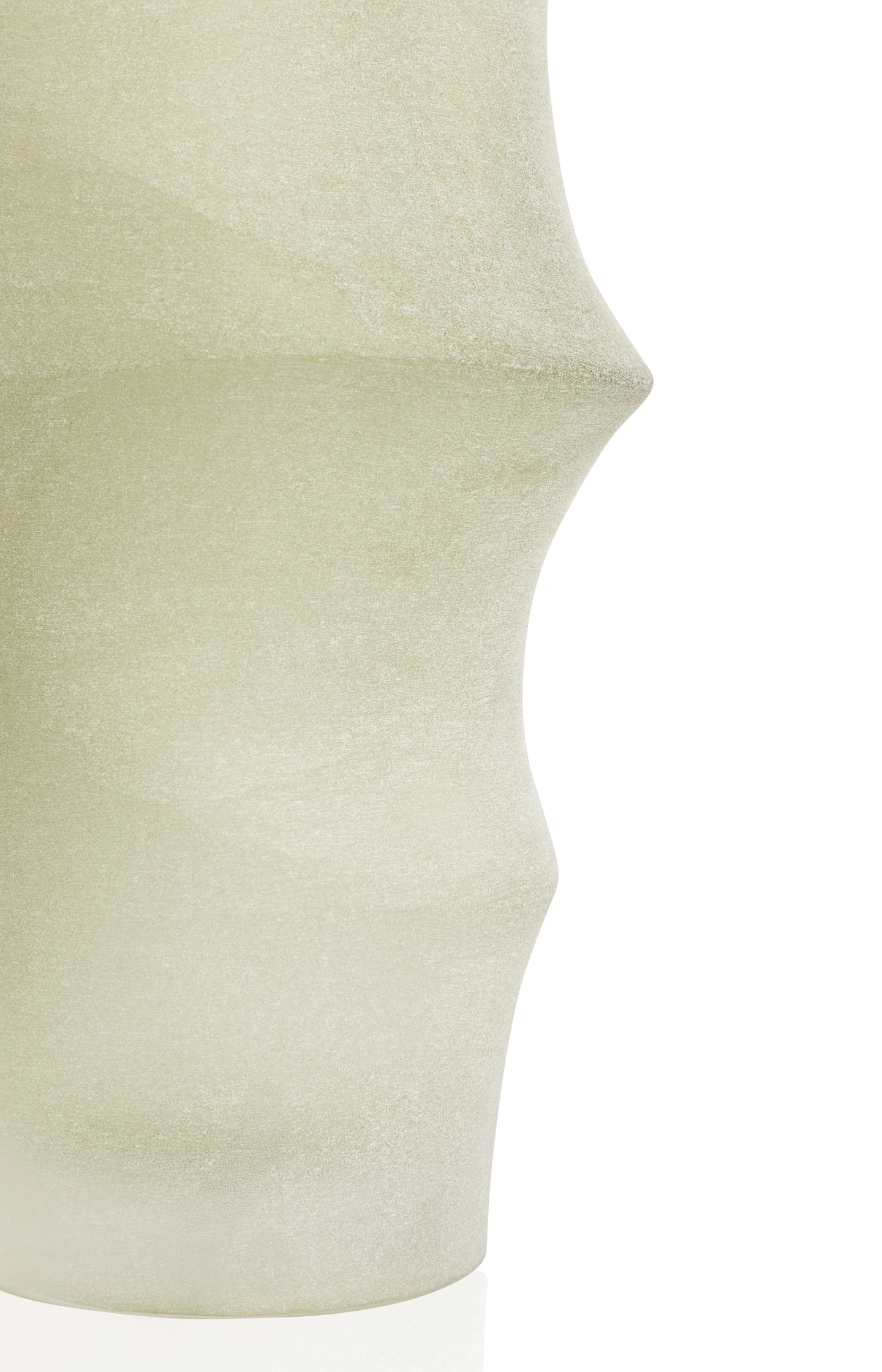 Asymmetrical matte glass vase - Image 4