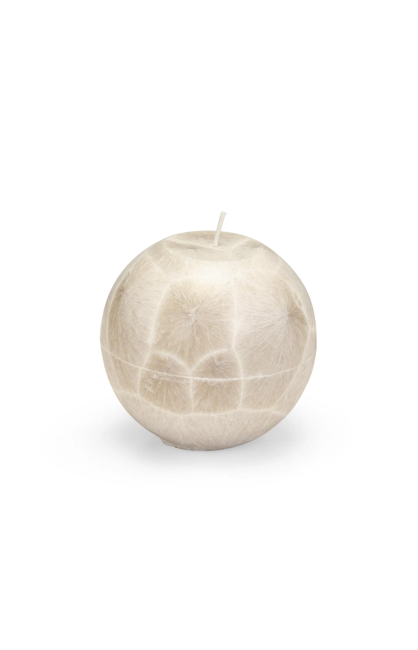 Ball candle with crystal look - large