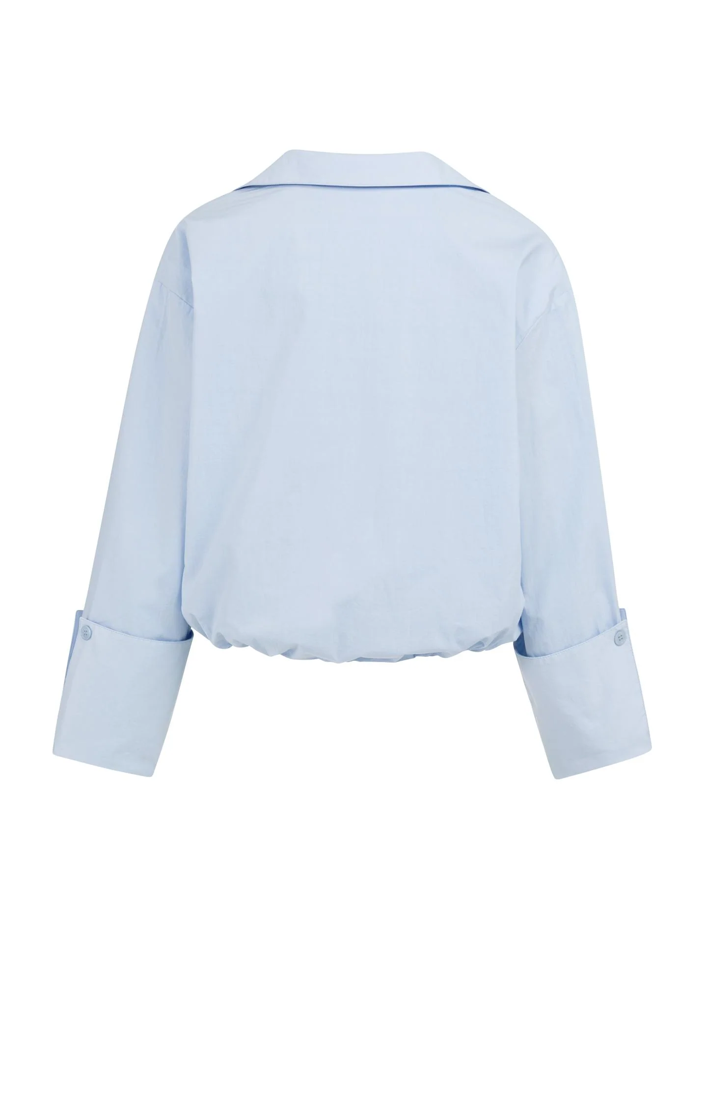 Balloon blouse with deep V-neck - Image 8
