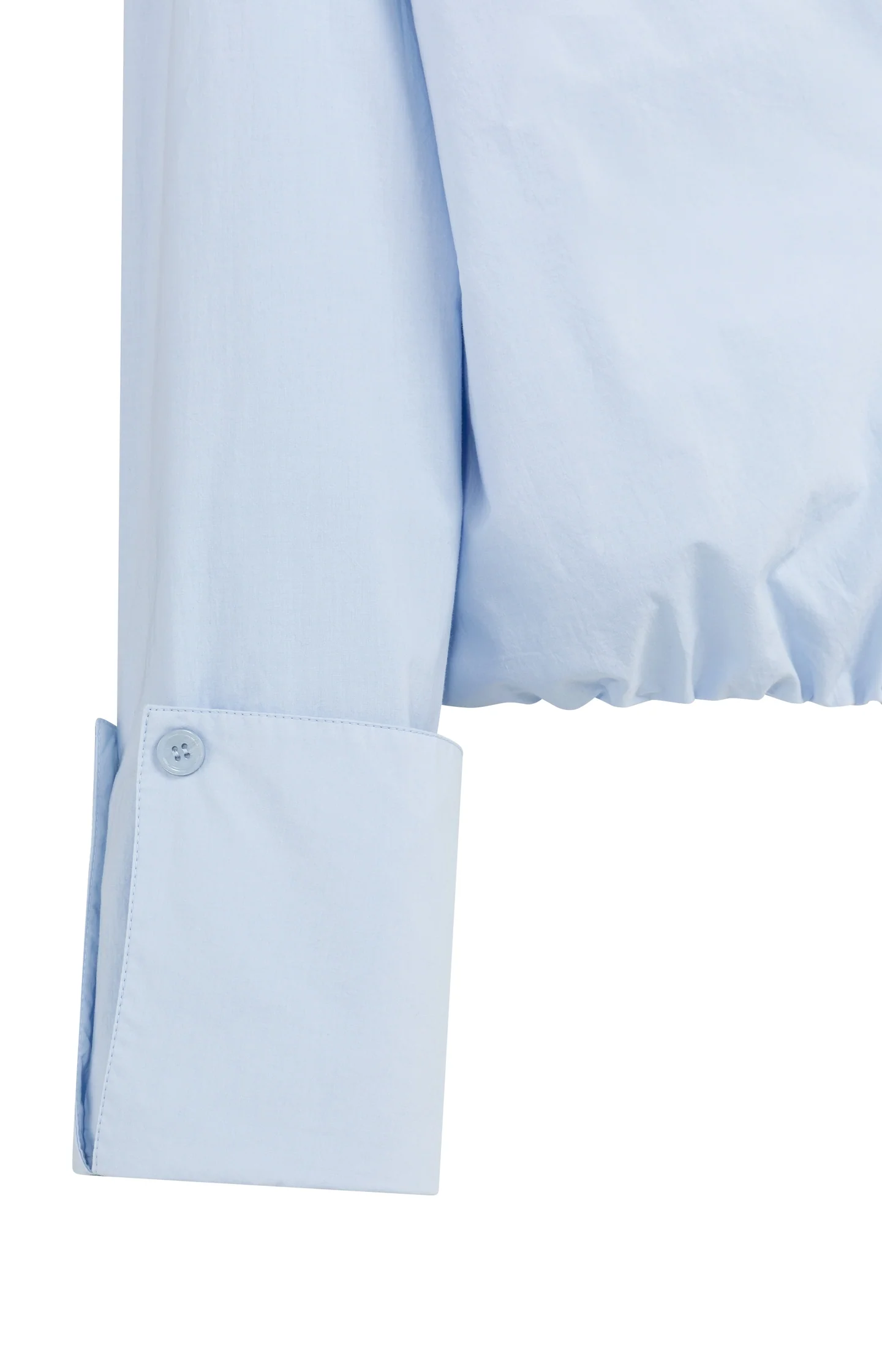 Balloon blouse with deep V-neck - Image 9