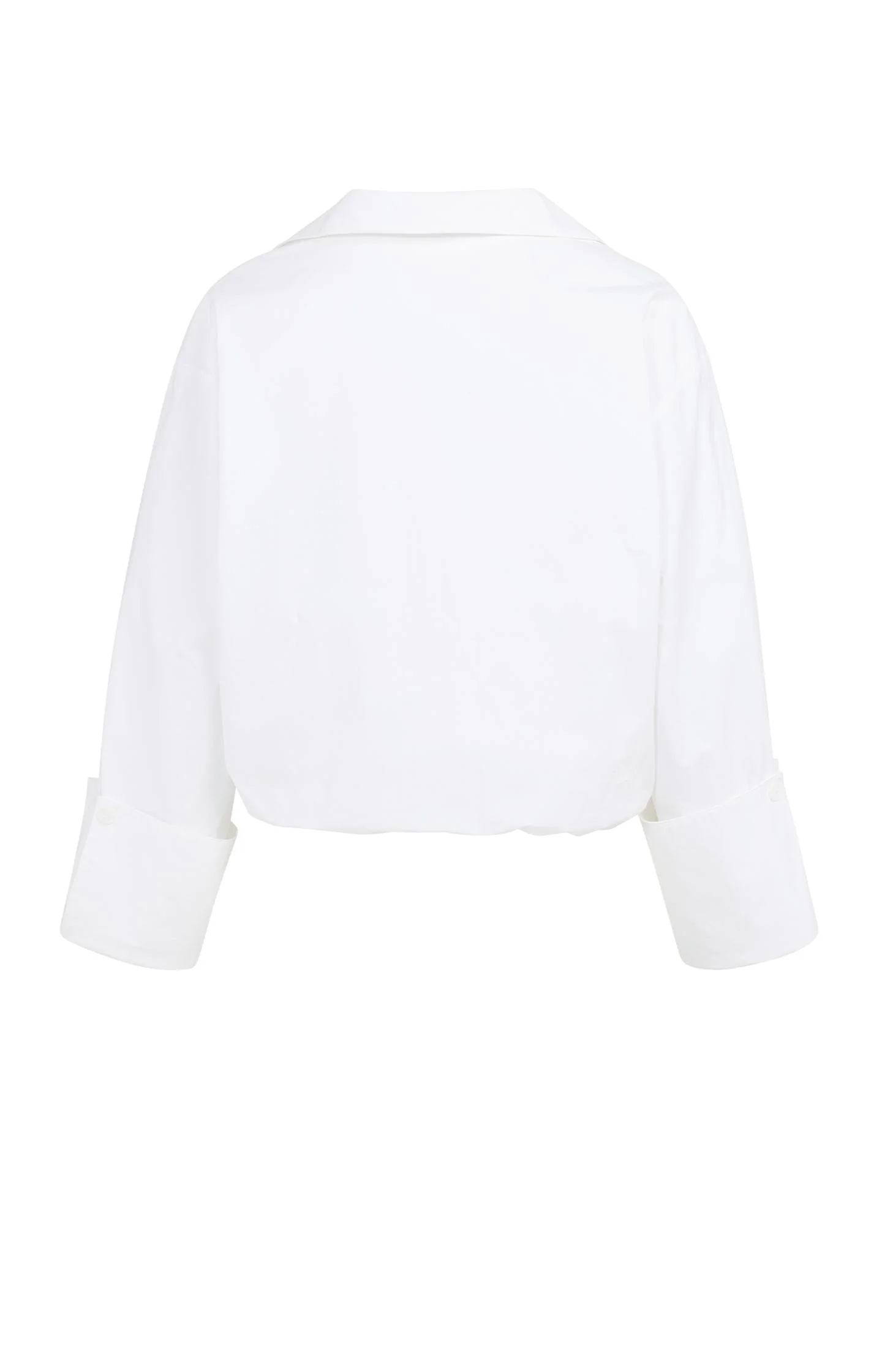 Balloon blouse with deep V-neck - Image 6
