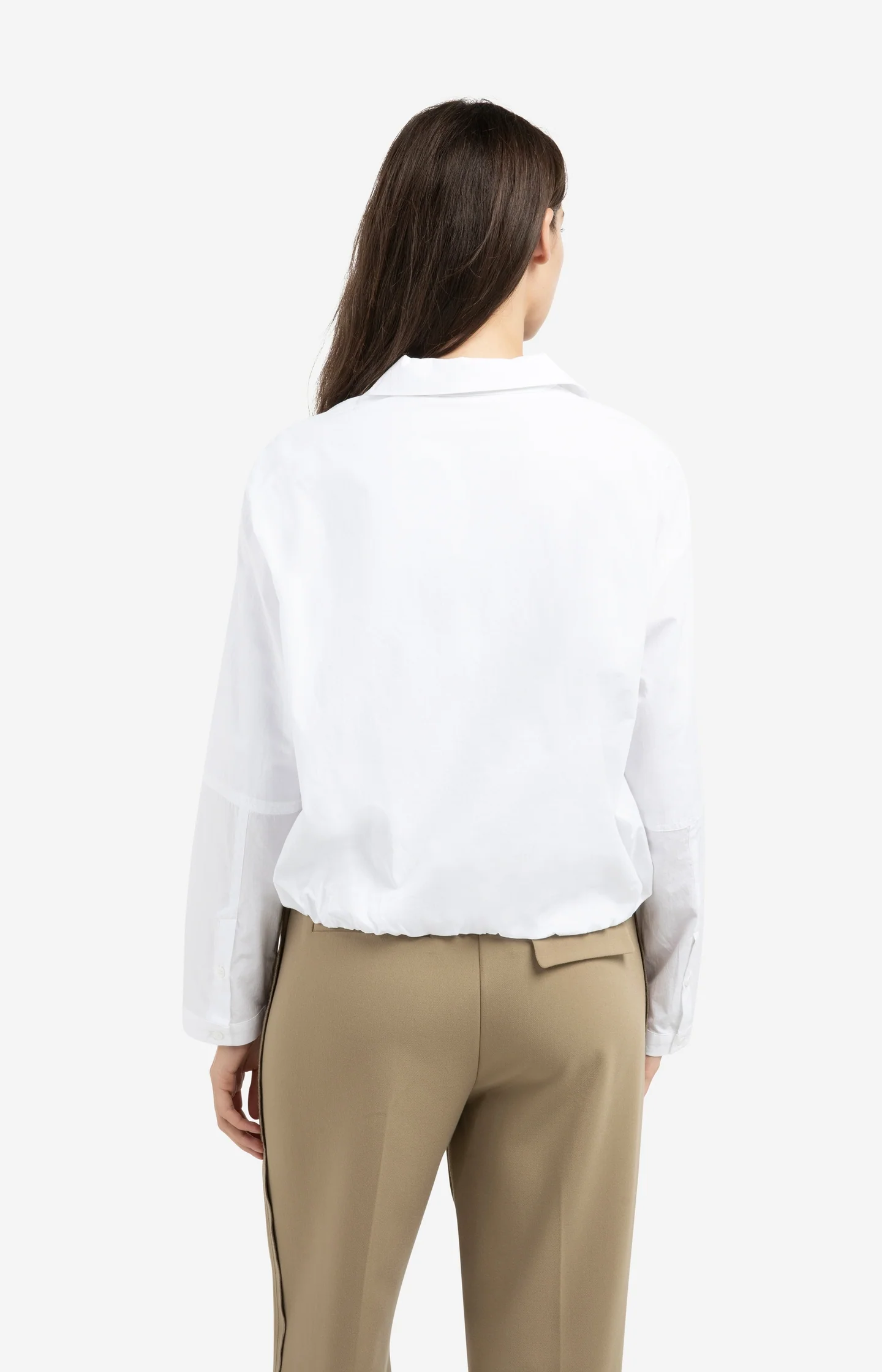 Balloon blouse with zipper and long sleeves - Image 4