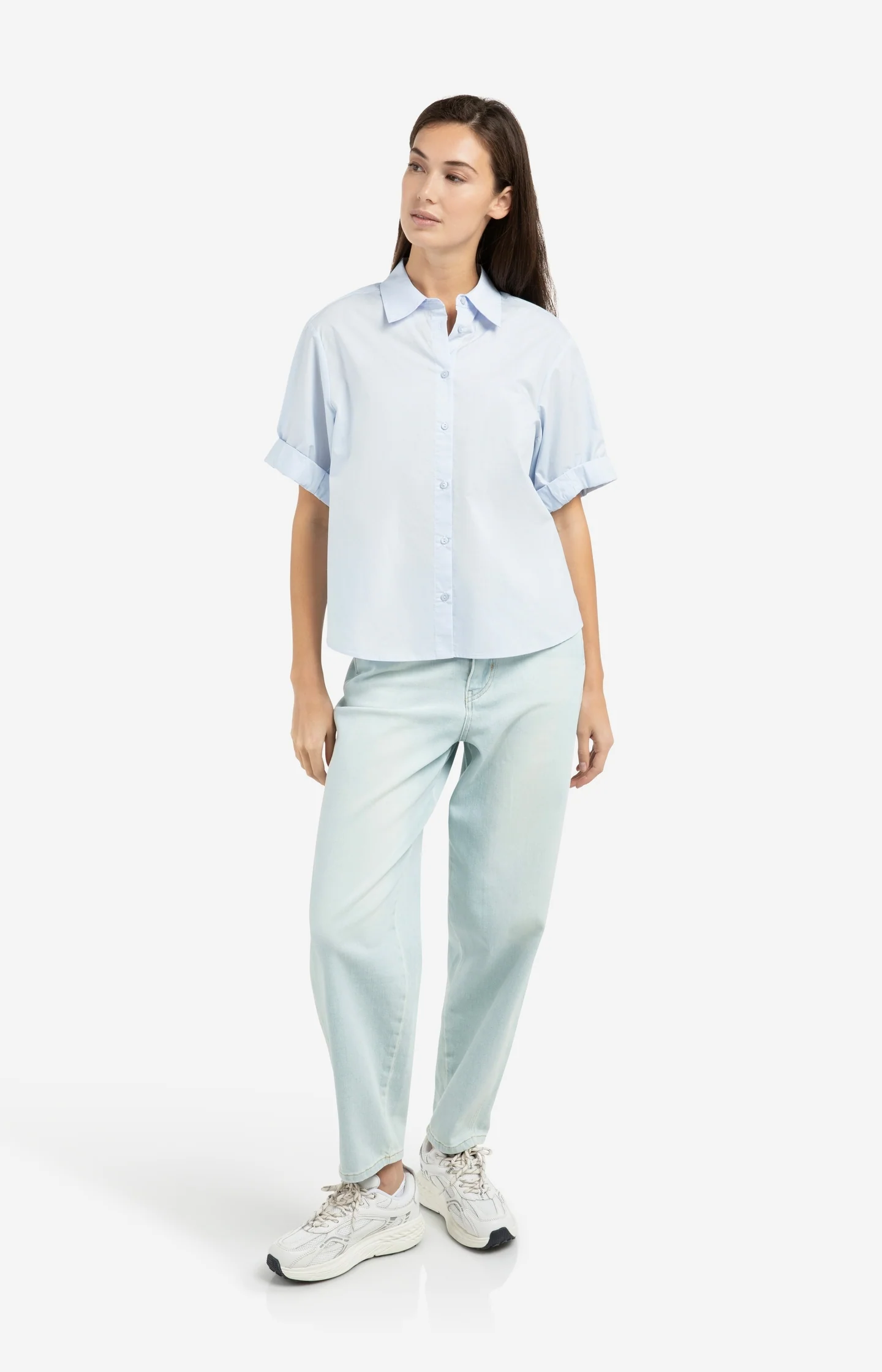 Barrel jeans in light washed denim - Image 6