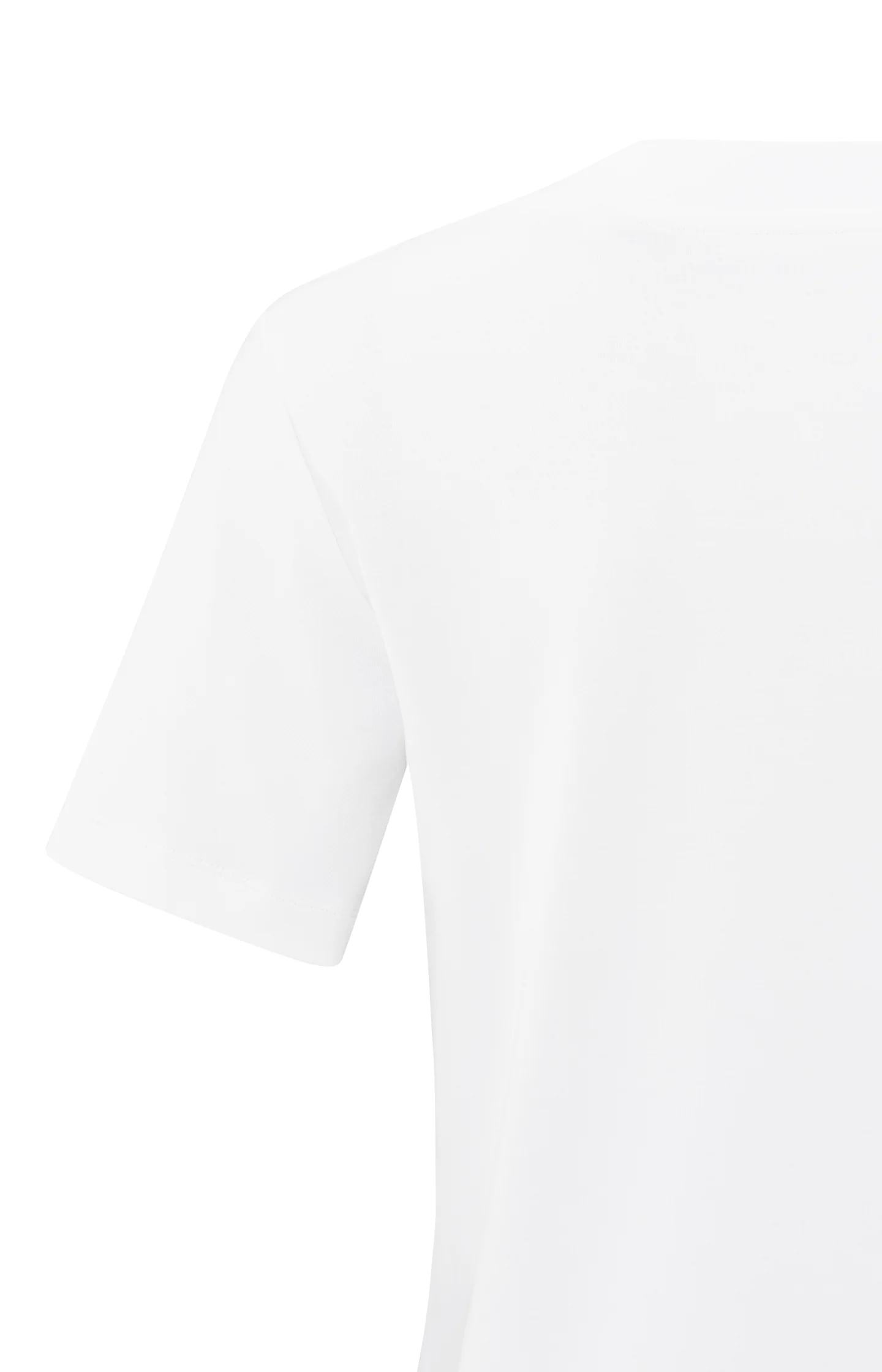 Basic T-shirt with V-neck and short sleeves - Image 3