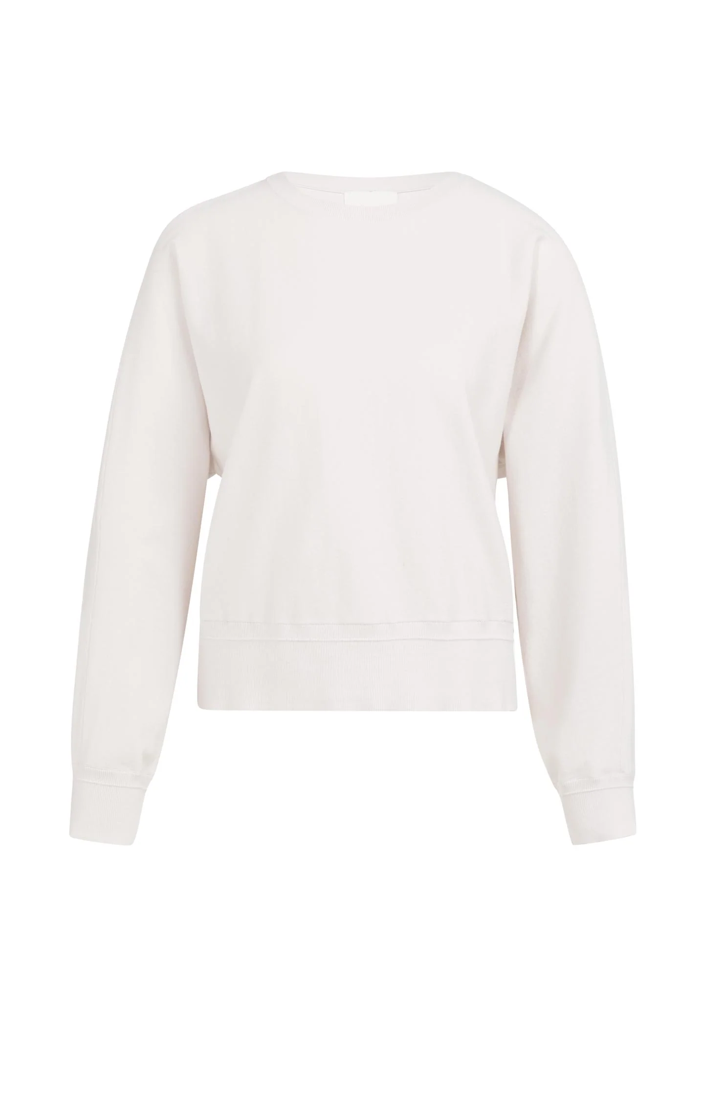 Batwing sweater with subtle seam details
