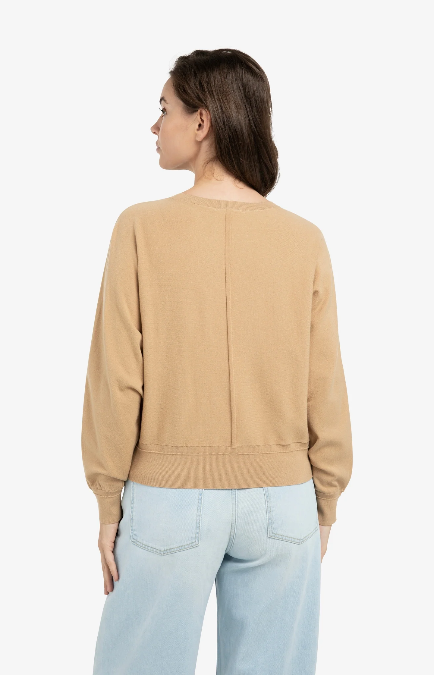 Batwing sweater with subtle seam details - Image 4