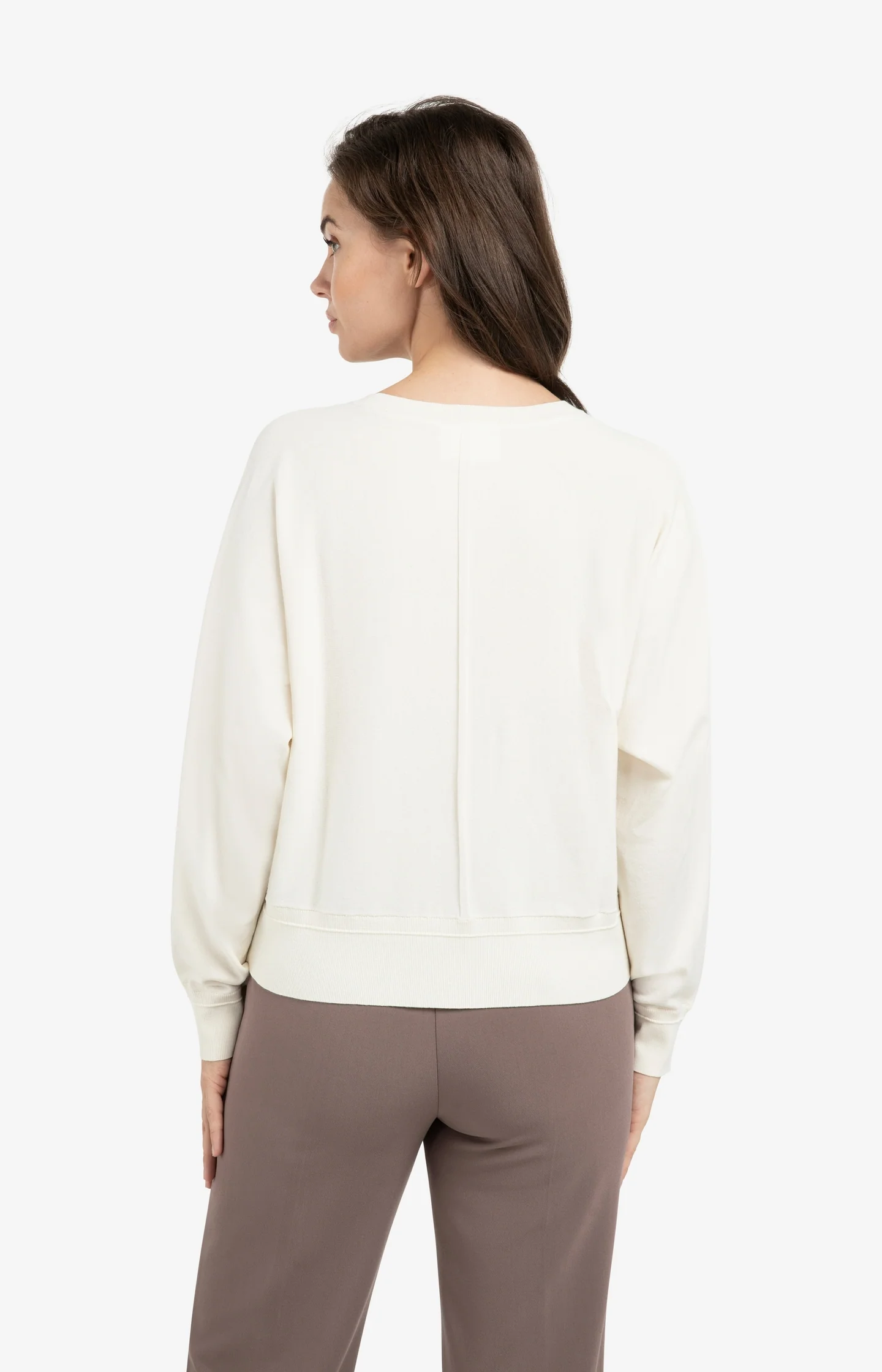Batwing sweater with subtle seam details - Image 4