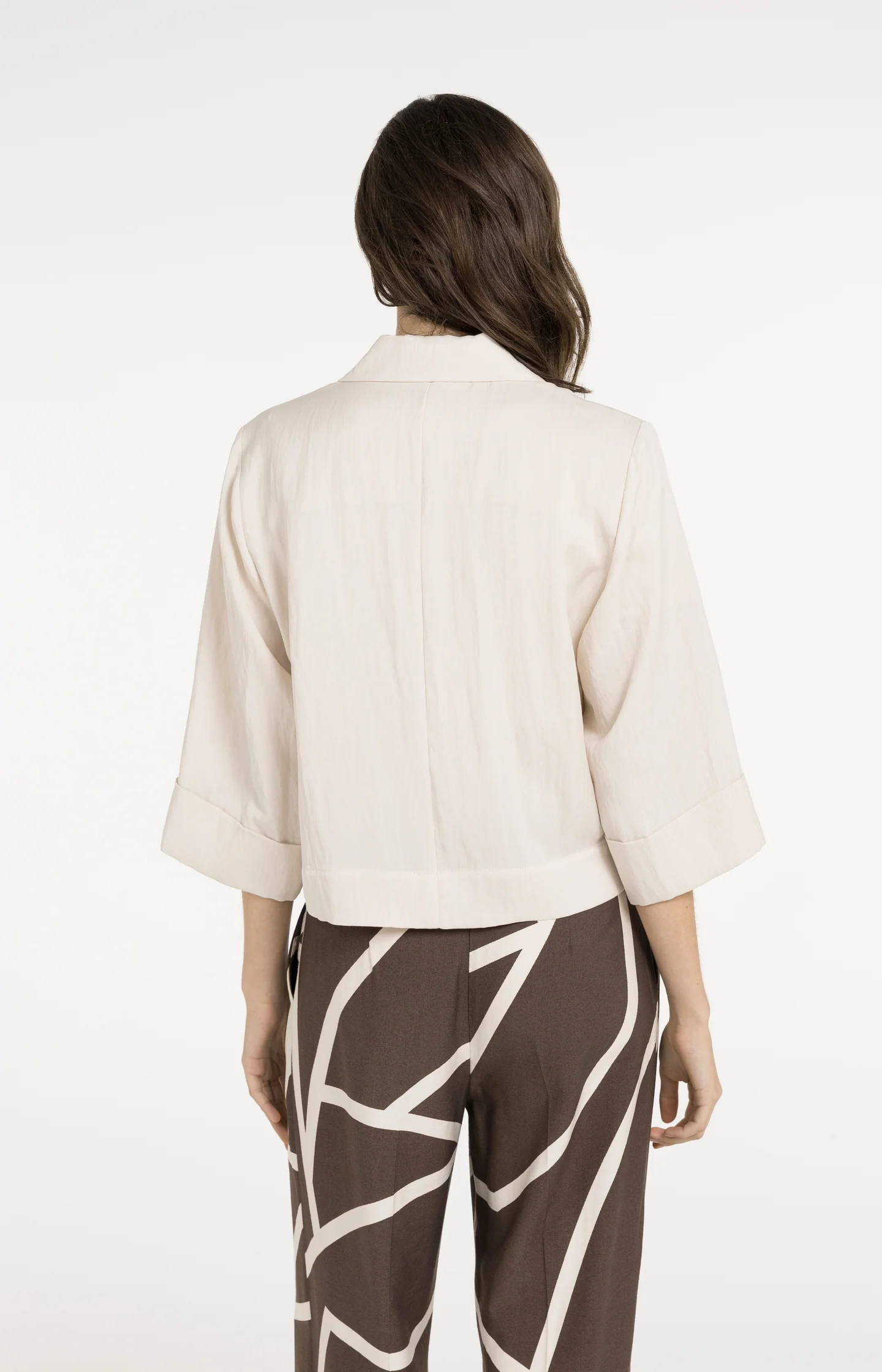 Blazer with kimono sleeves and buttons - Image 5