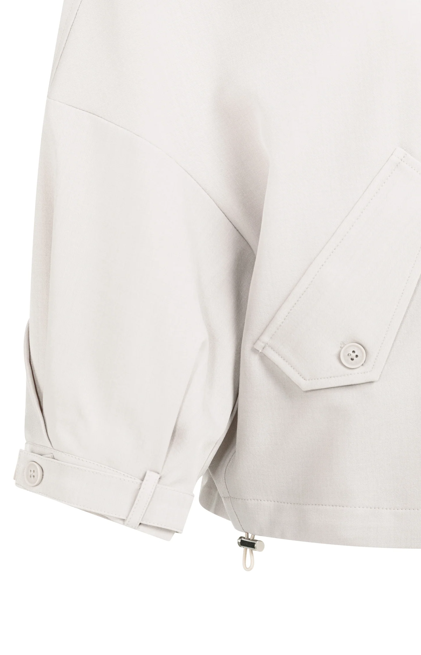 Blouse jacket with adjustable waistband and pockets - Image 11