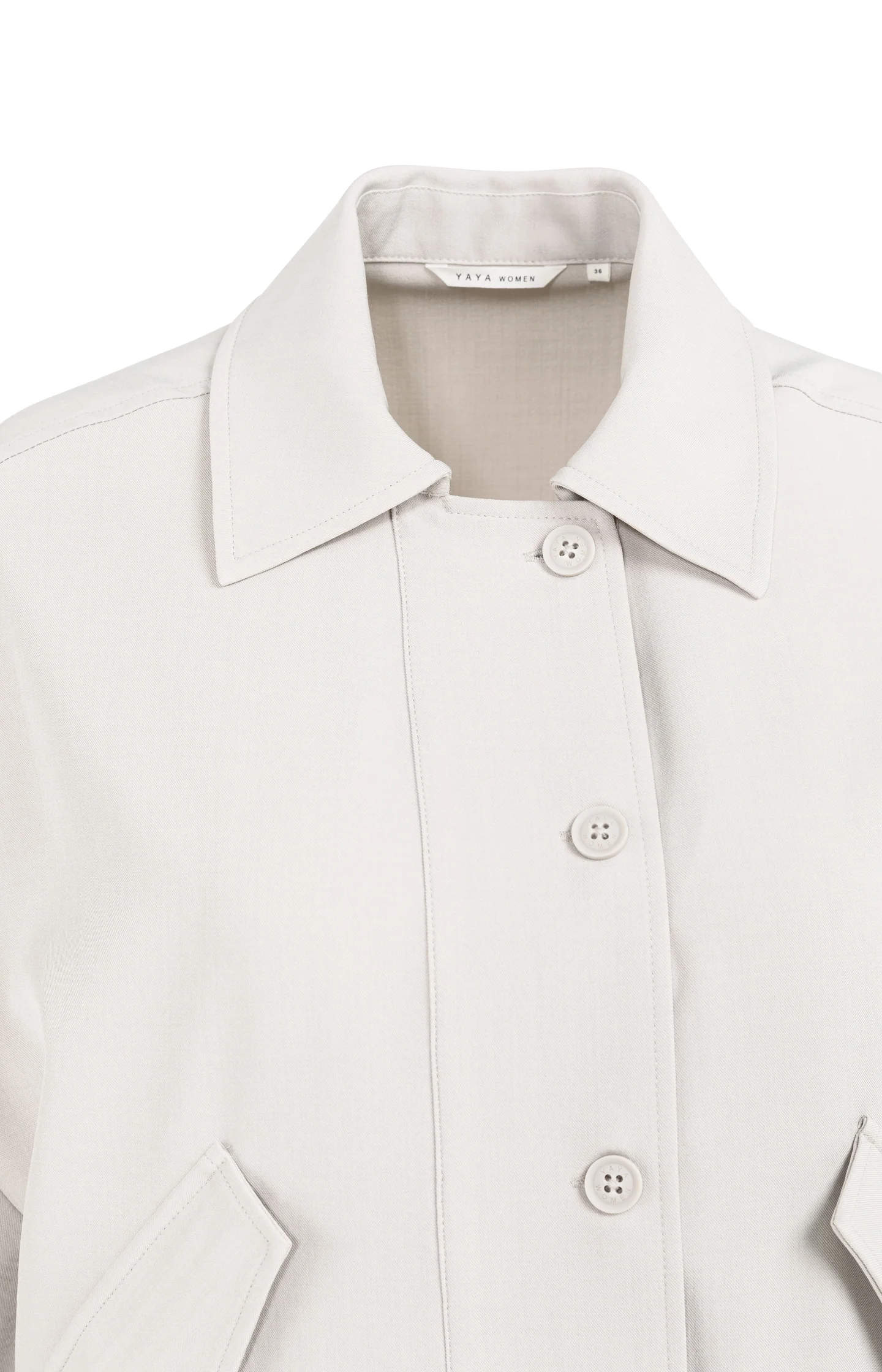 Blouse jacket with adjustable waistband and pockets - Image 12