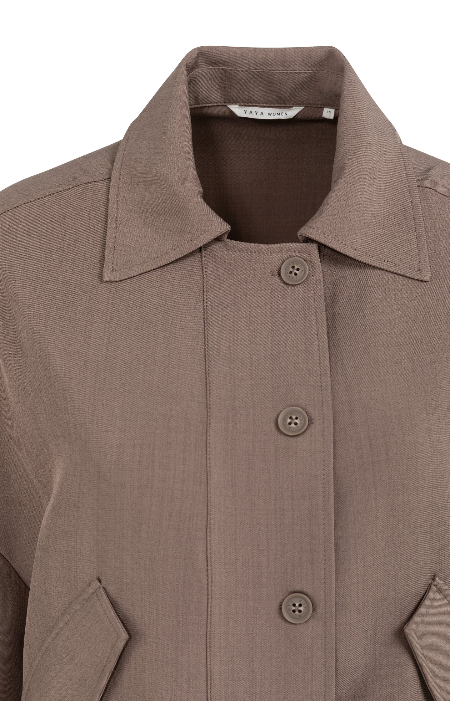 Blouse jacket with adjustable waistband and pockets - Image 10