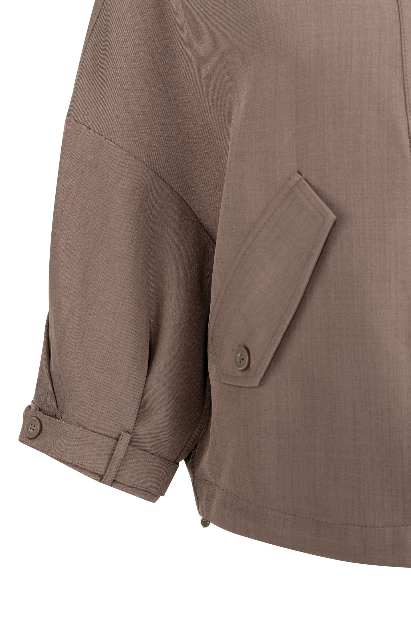 Blouse jacket with adjustable waistband and pockets - Image 9