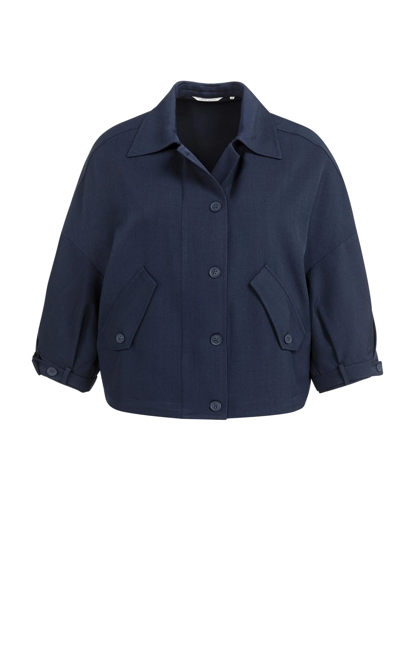 Blouse jacket with adjustable waistband and pockets - Image 2