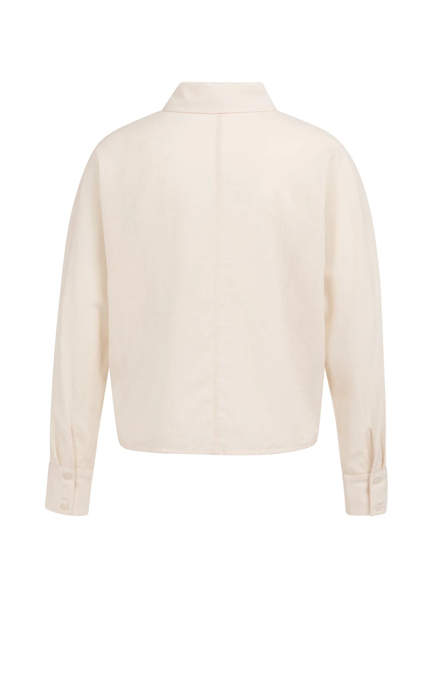Blouse with angled seams and button details - Image 2