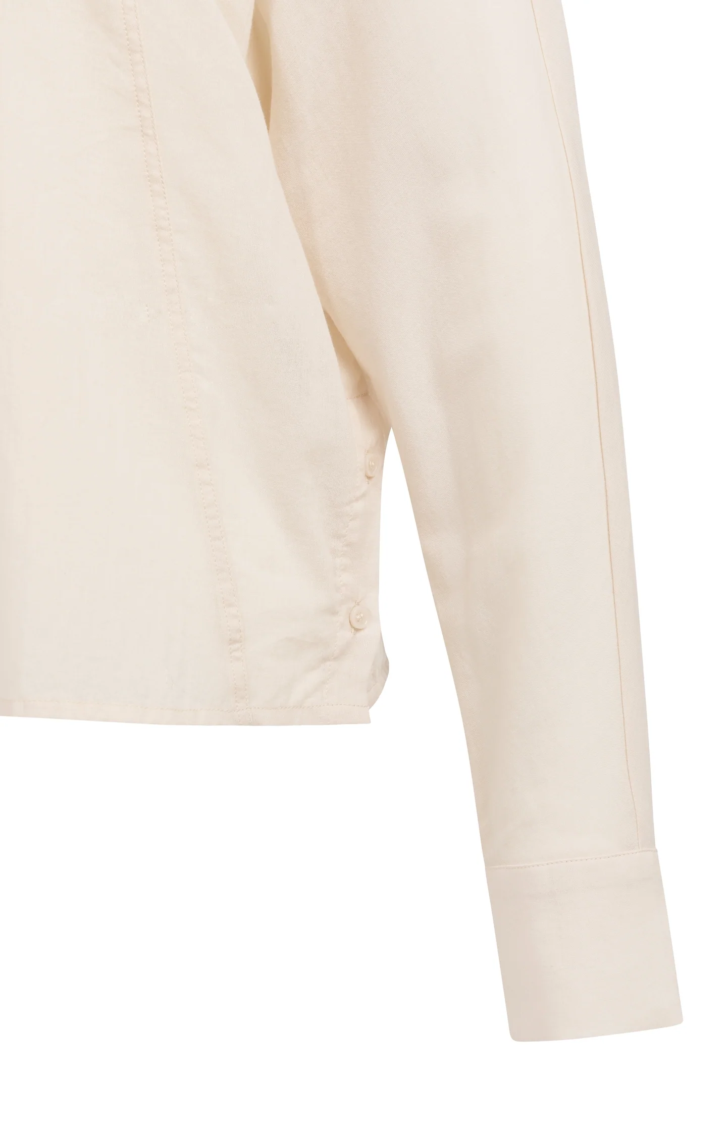 Blouse with angled seams and button details - Image 3