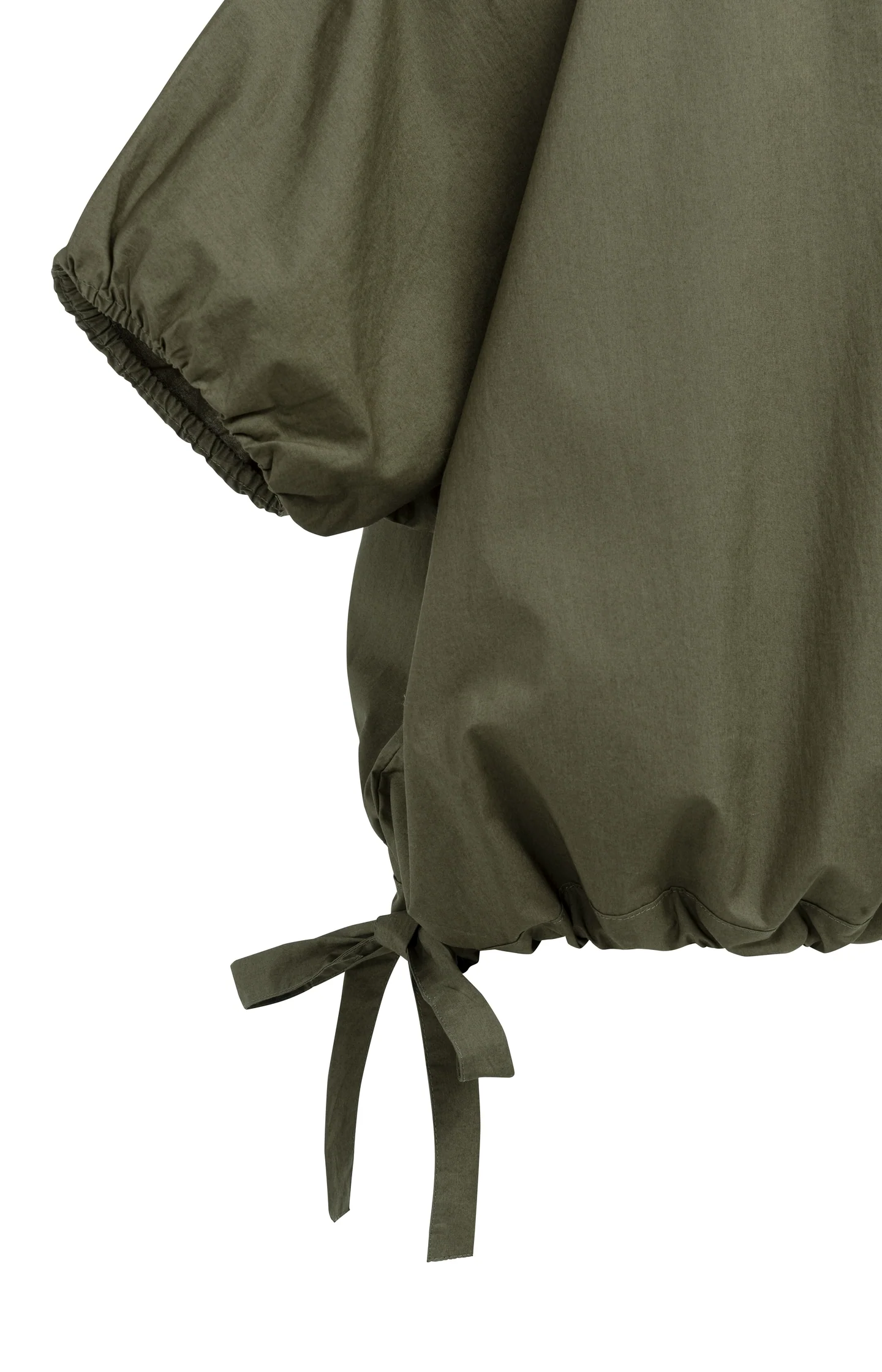 Boxy top with adjustable waist and puff sleeves - Image 10
