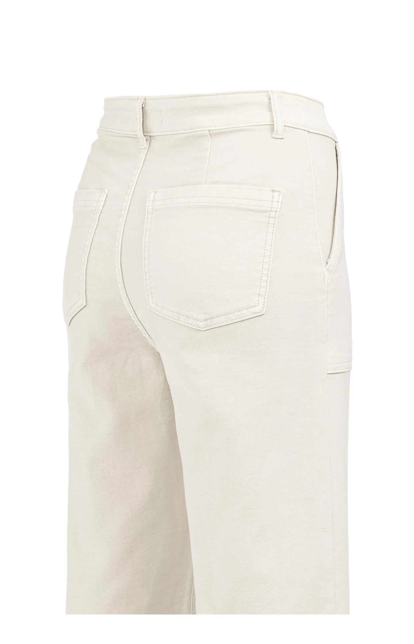 Cargo trousers with straight legs and patch pockets (L30) - Image 3