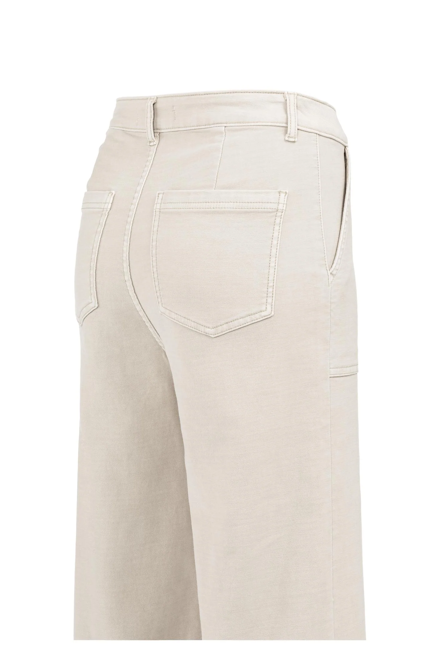 Cargo trousers with straight legs and patch pockets (L32) - Image 10
