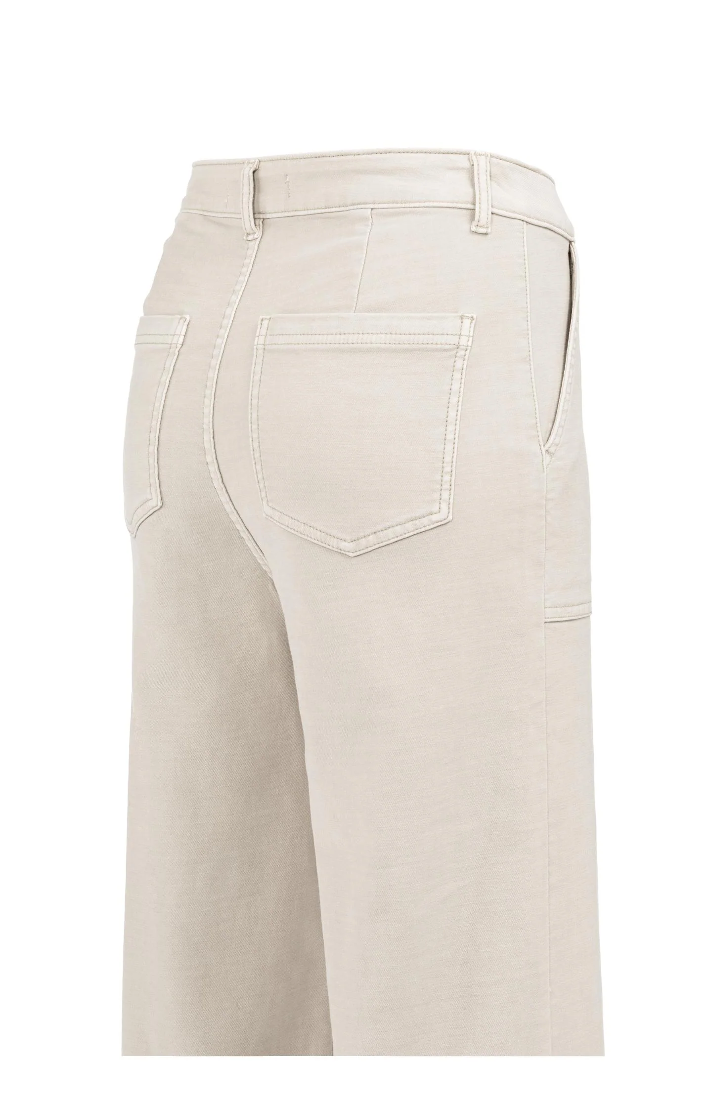 Cargo trousers with straight legs and patch pockets (L34) - Image 3