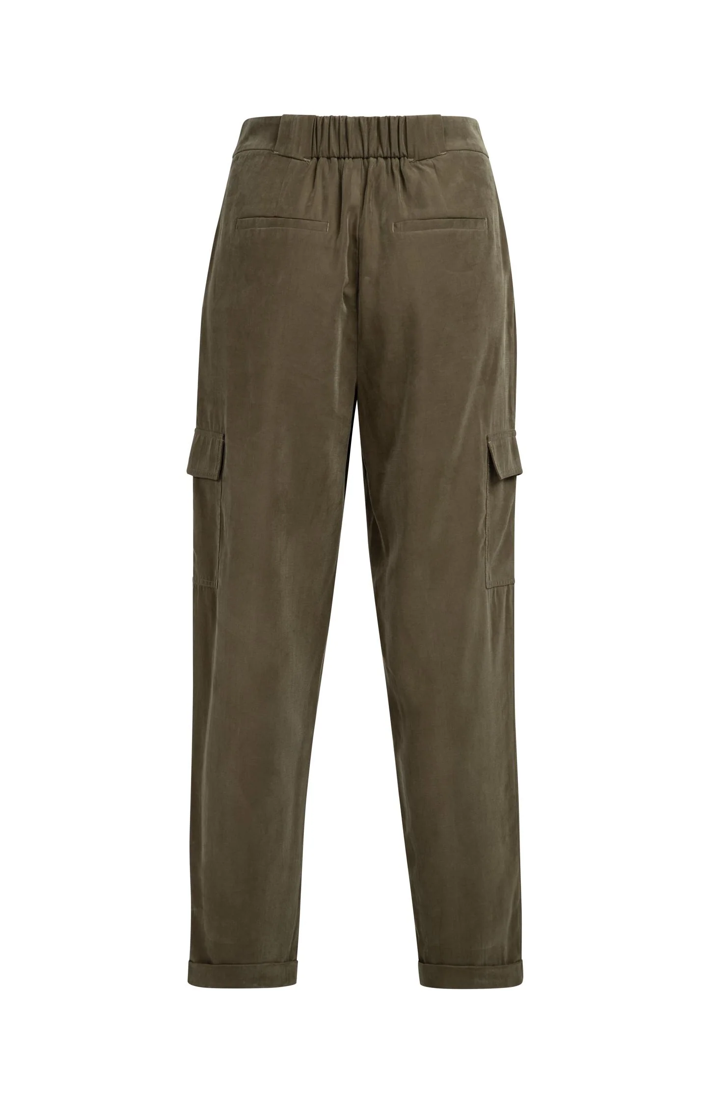 Cargo trousers with straight legs and pleats - Image 11