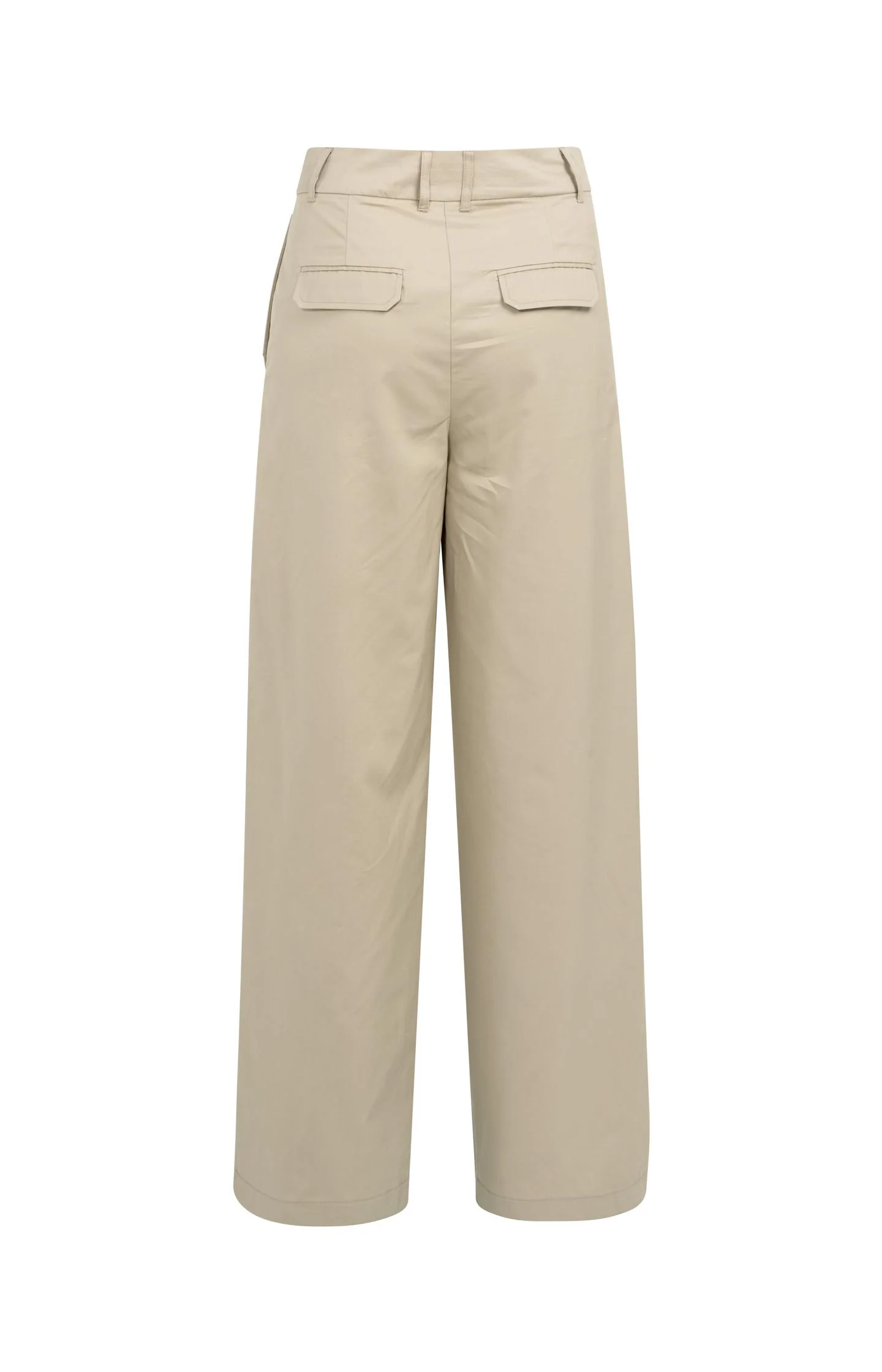 Cargo trousers with wide legs and pleat details - L32 - Image 10