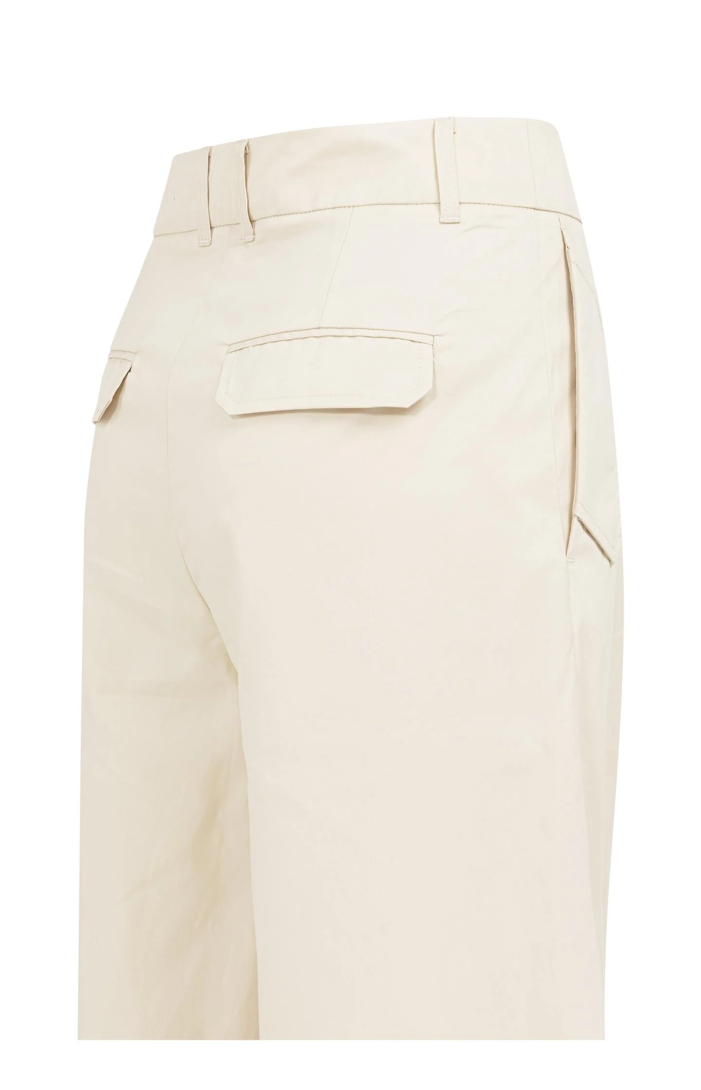 Cargo trousers with wide legs and pleat details - L32 - Image 4