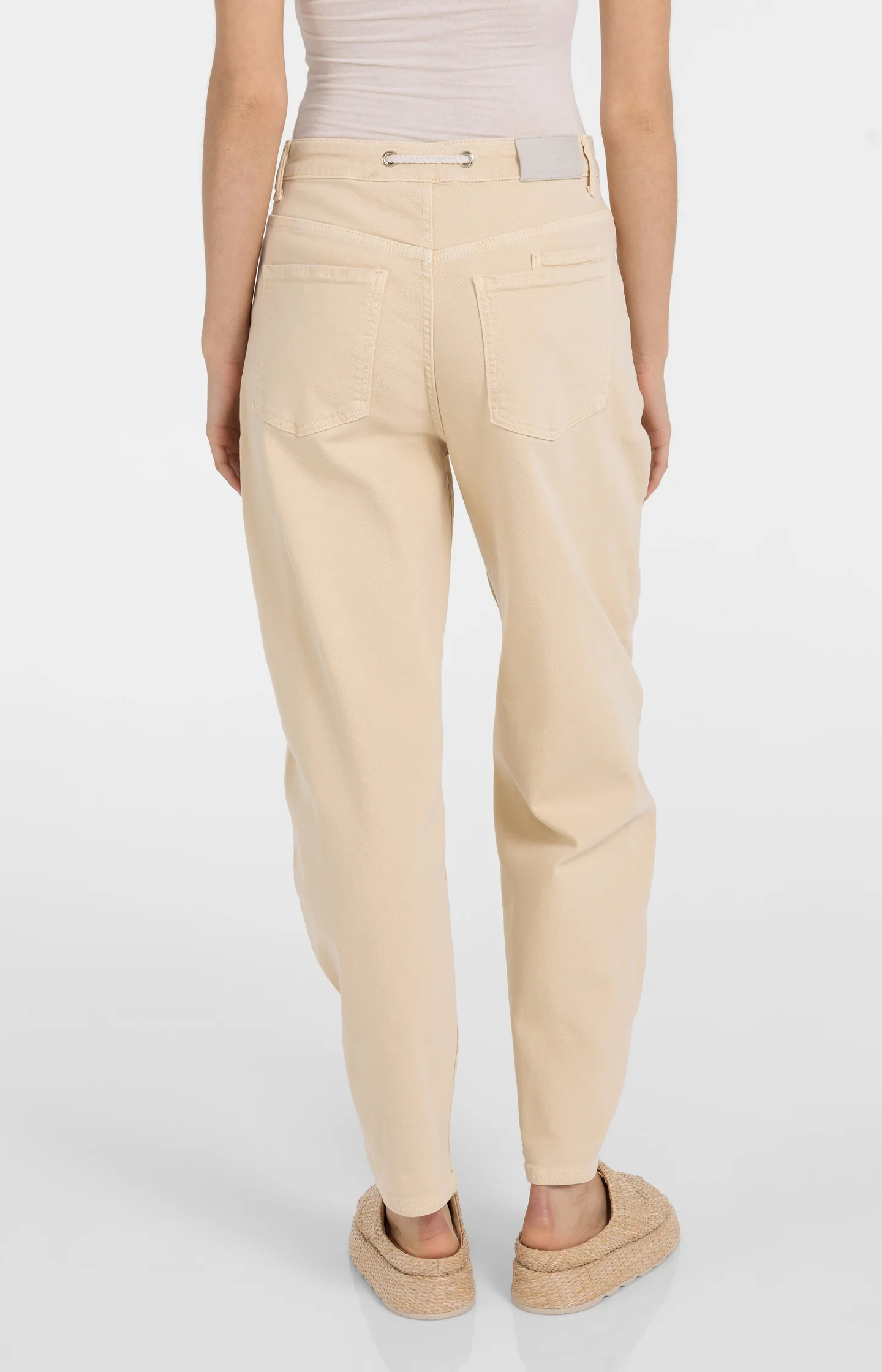 Colored denim with drawstring - Image 5