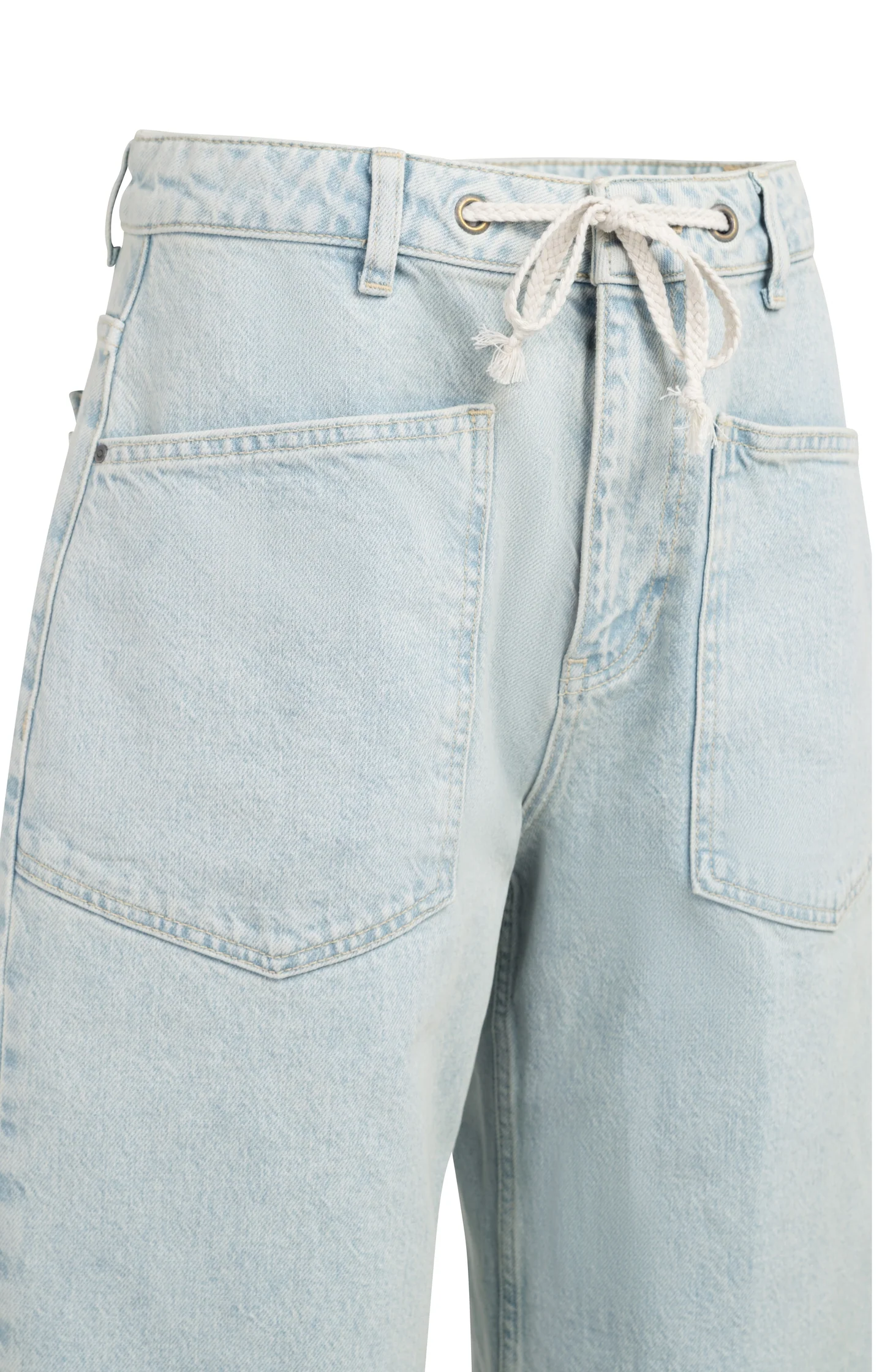 Colored denim with drawstring - Image 13