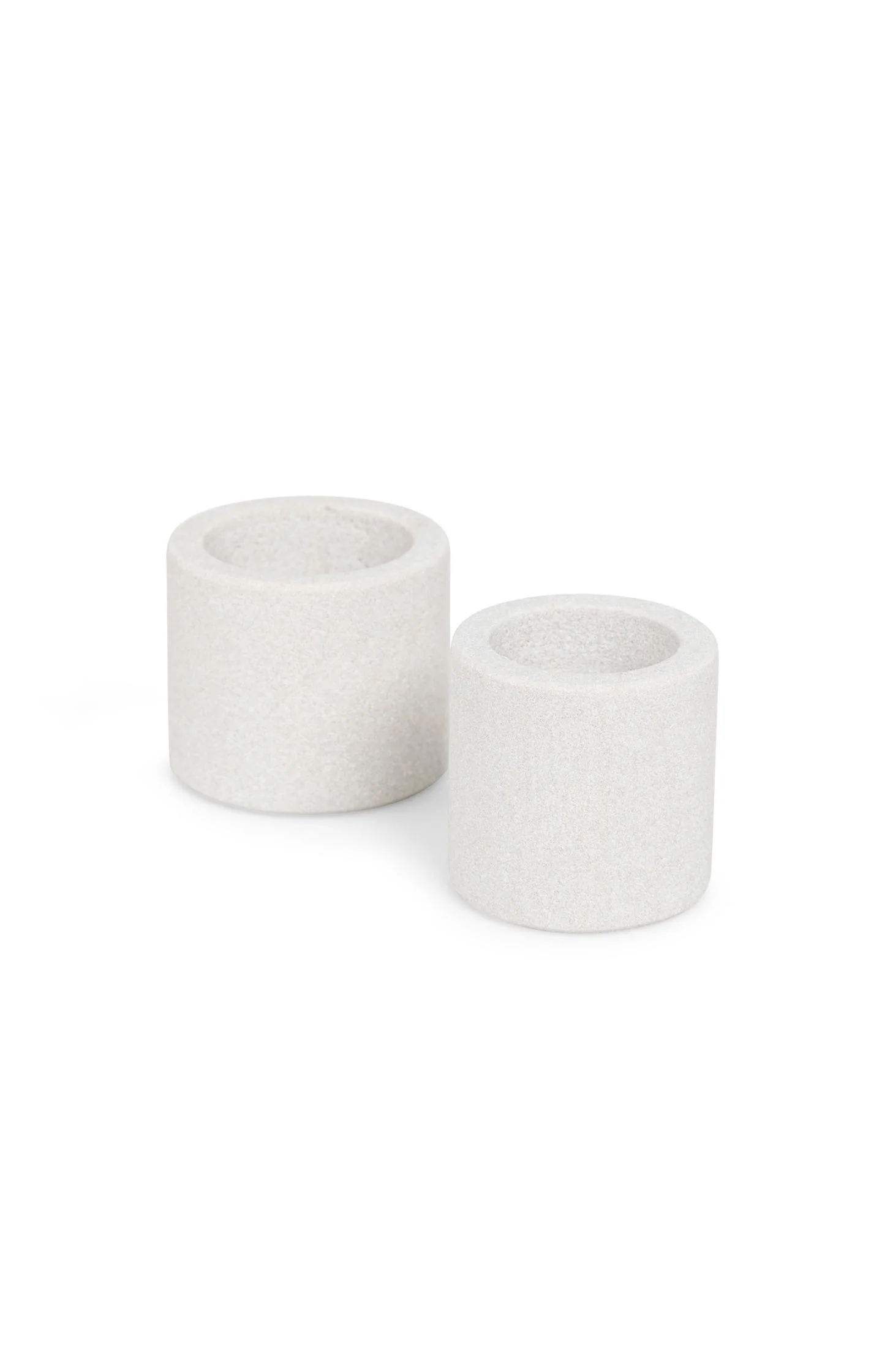 Cylindrical sandstone candle holder - 5x6 cm - Image 4
