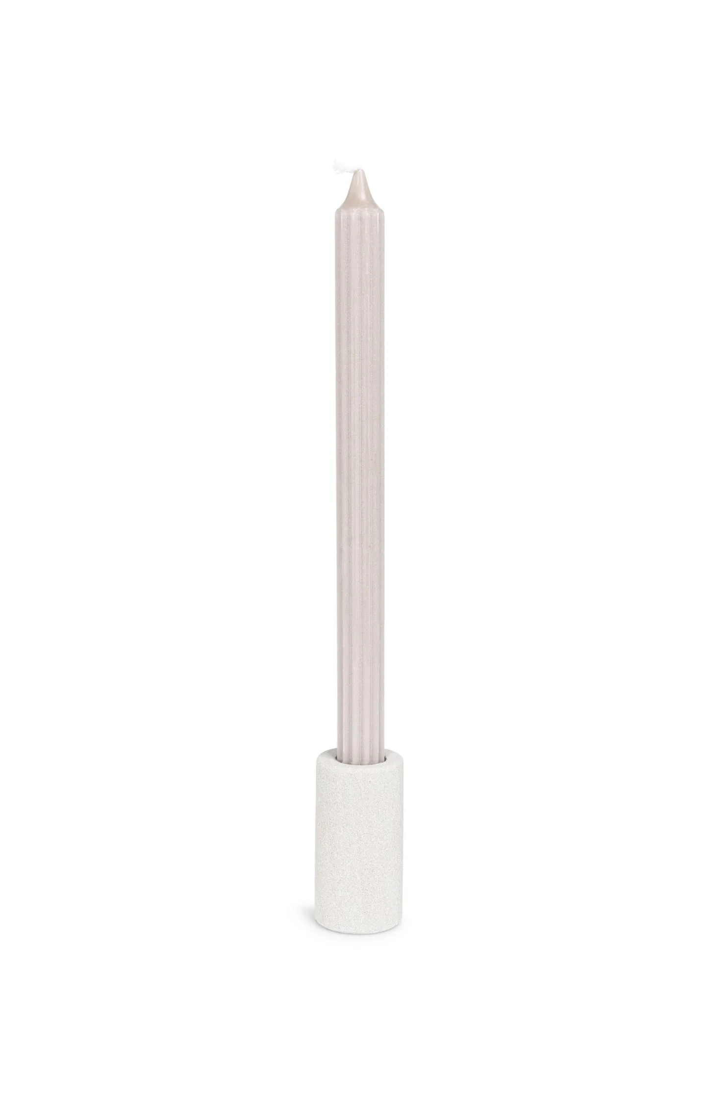 Cylindrical sandstone candle holder - 7.5x3.8 cm - Image 3