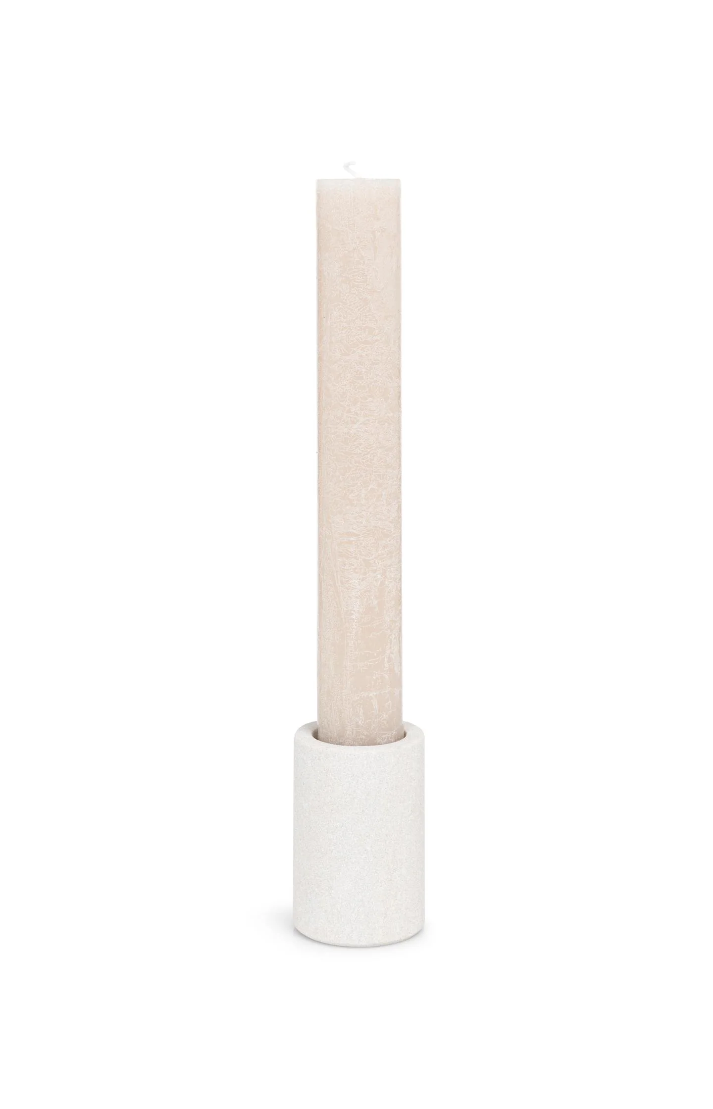Cylindrical sandstone candle holder - 8x5.2 cm - Image 3