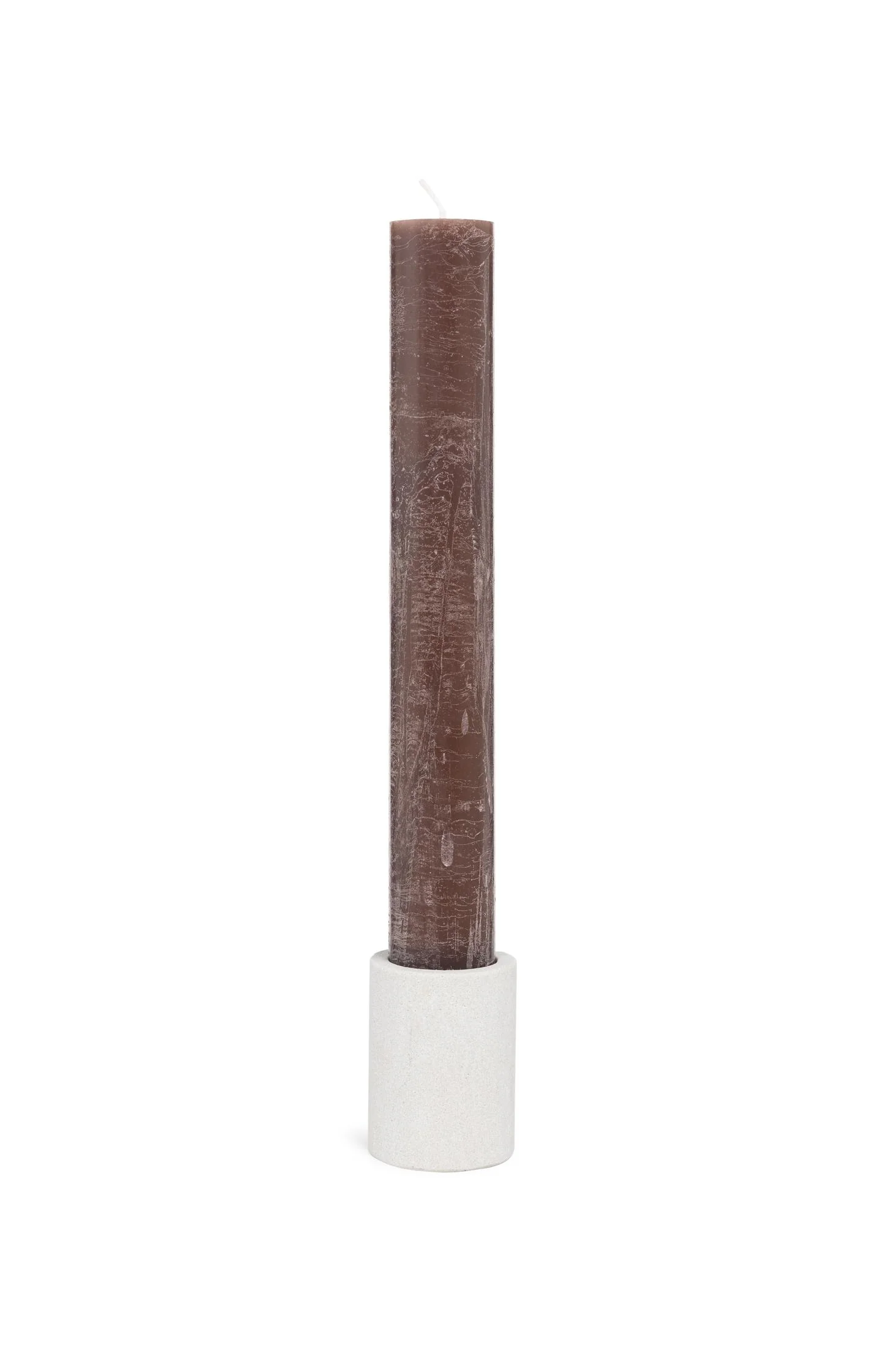 Cylindrical sandstone candle holder - 8x6 cm - Image 3