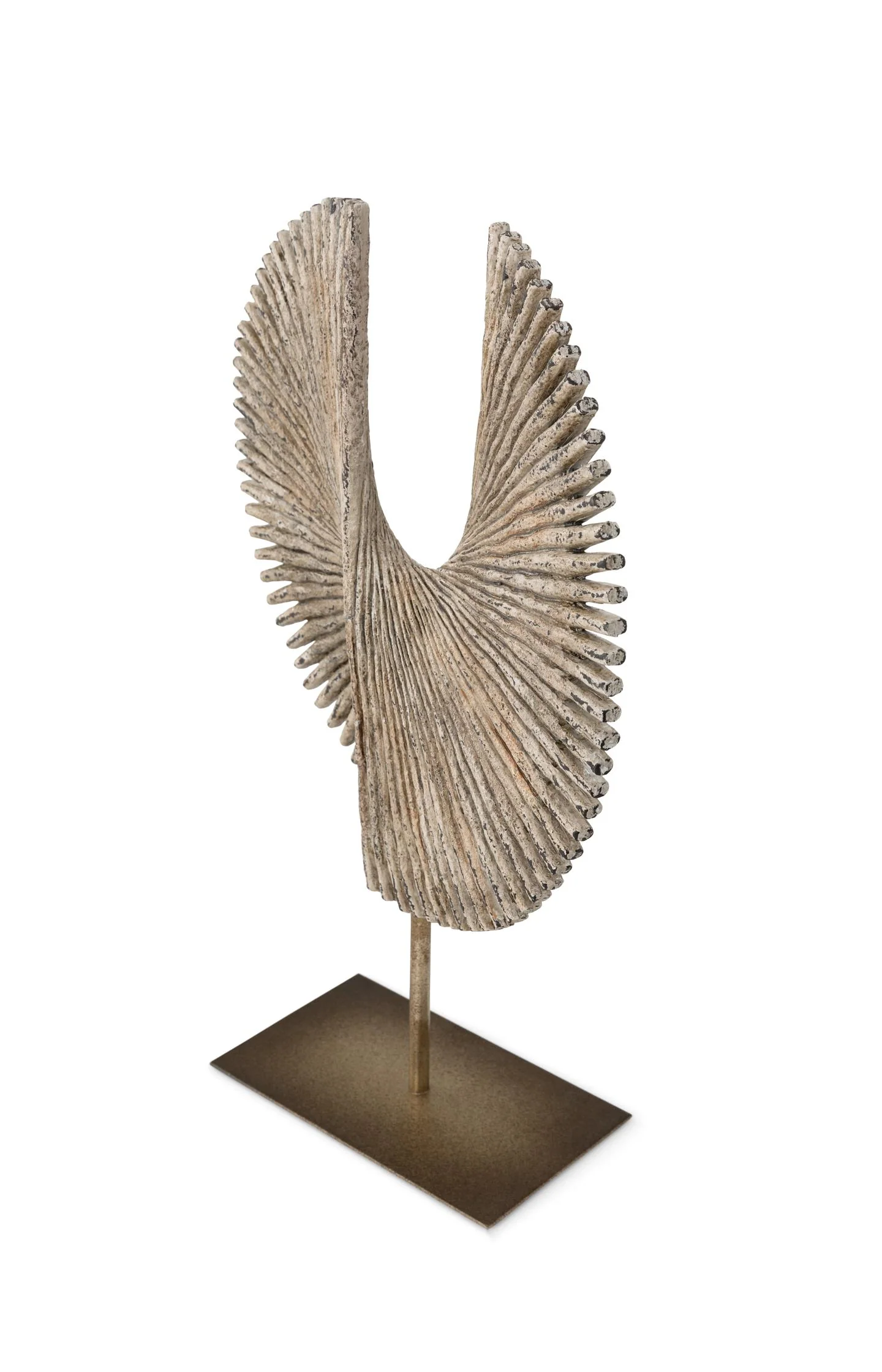 Decorative statue on metal stand - Image 5