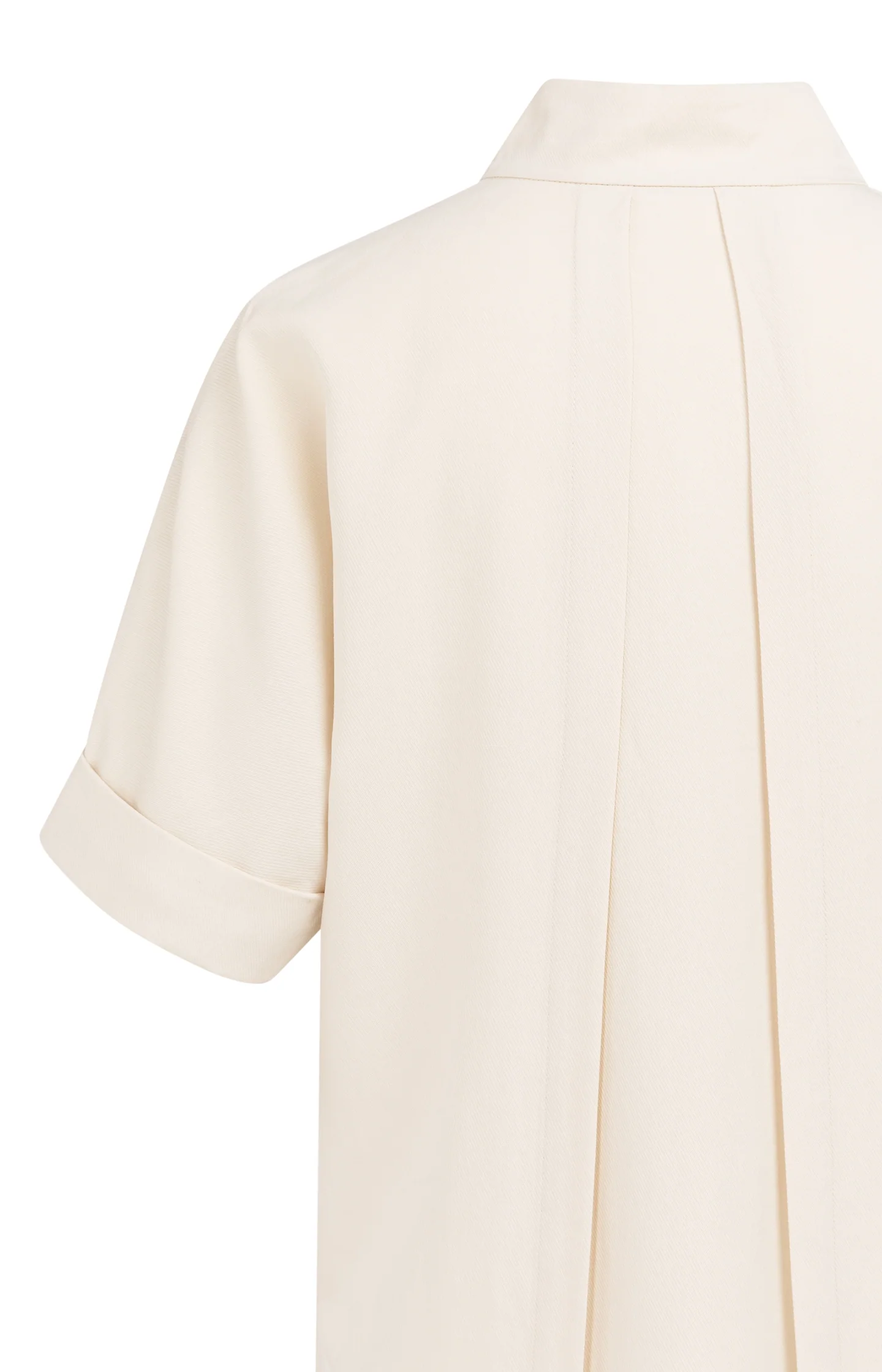 Dress with short sleeves and polo collar - Image 8