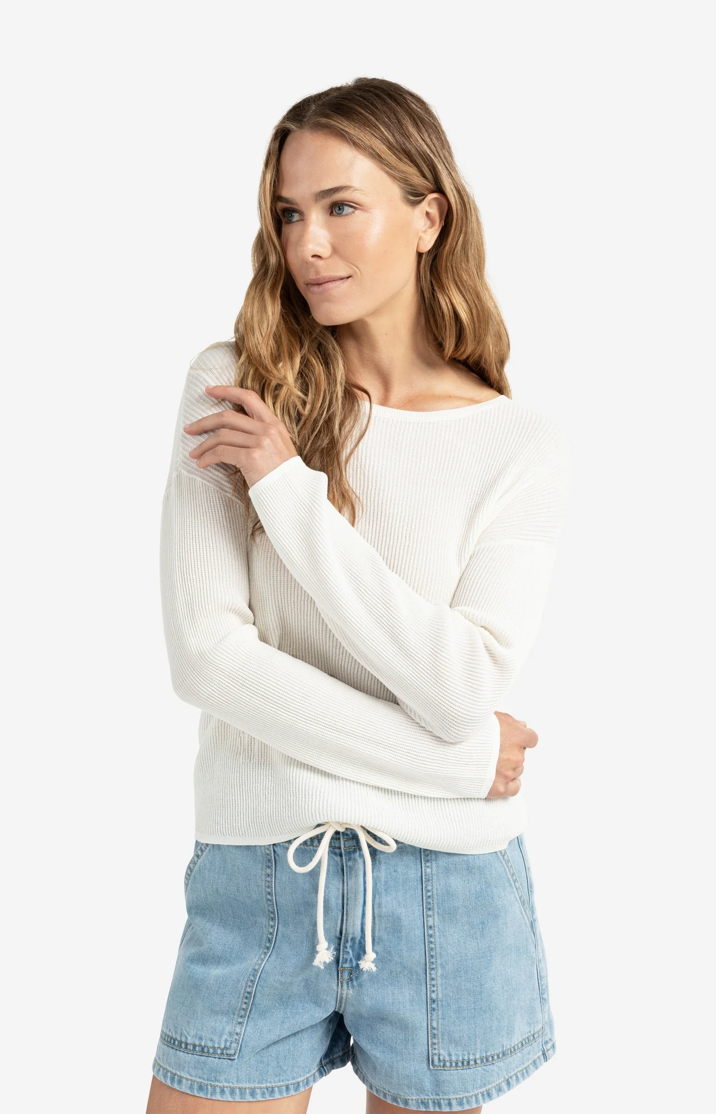Fine knit with back button detail - Image 3