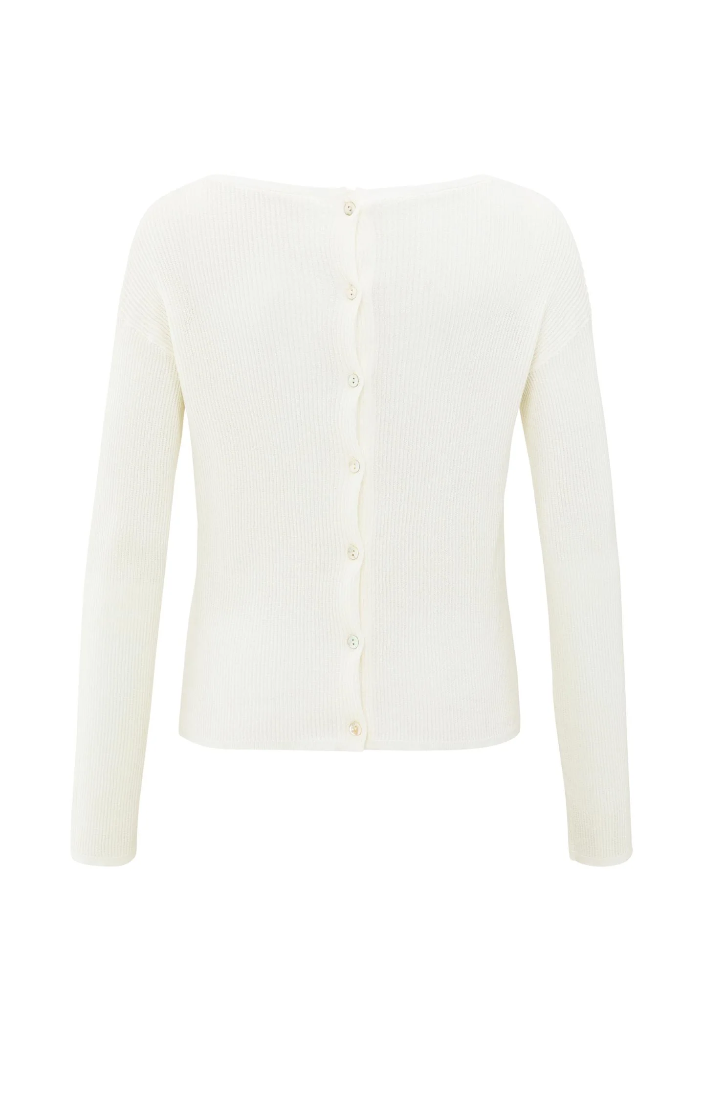 Fine knit with back button detail - Image 8