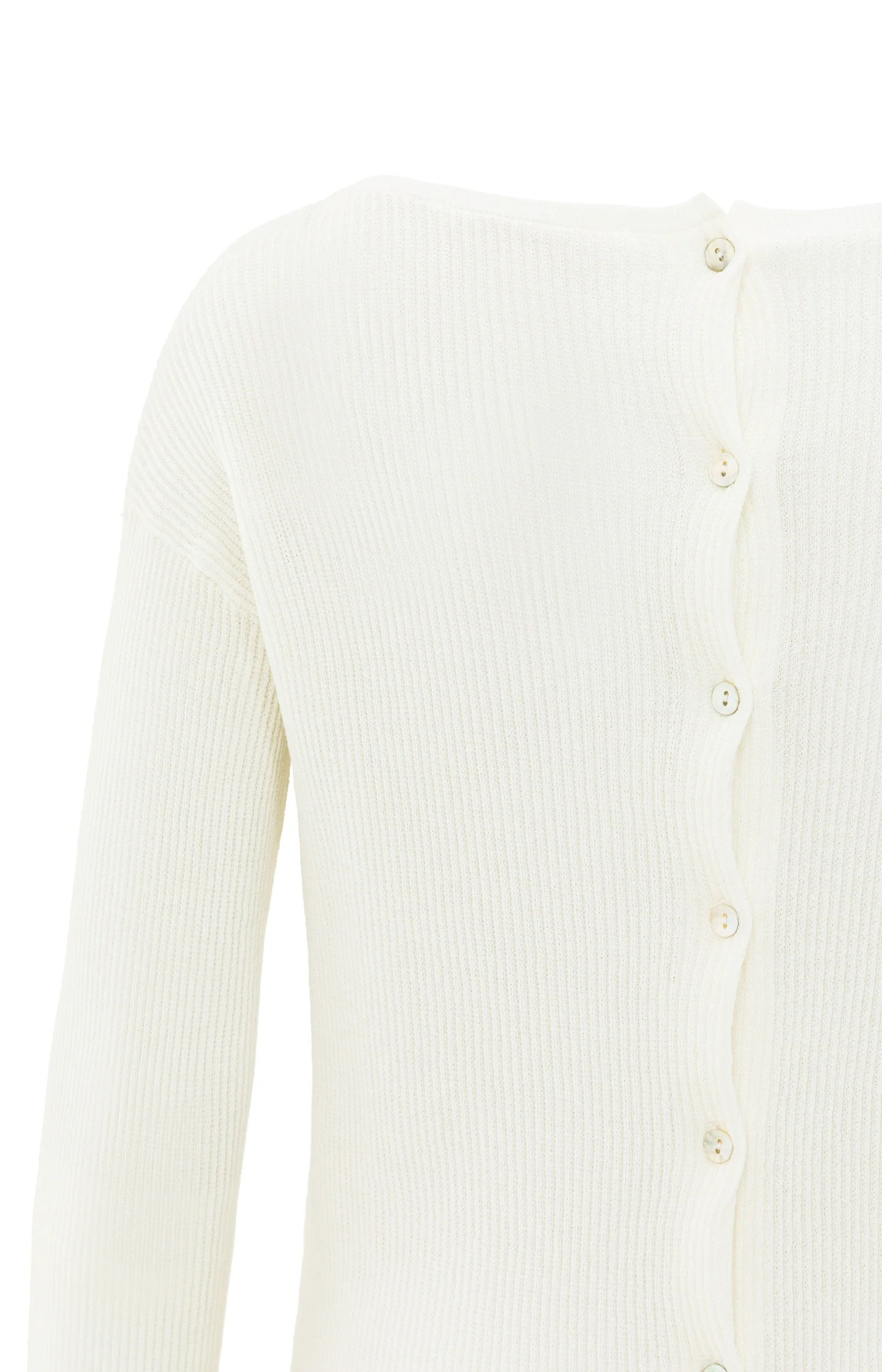 Fine knit with back button detail - Image 9