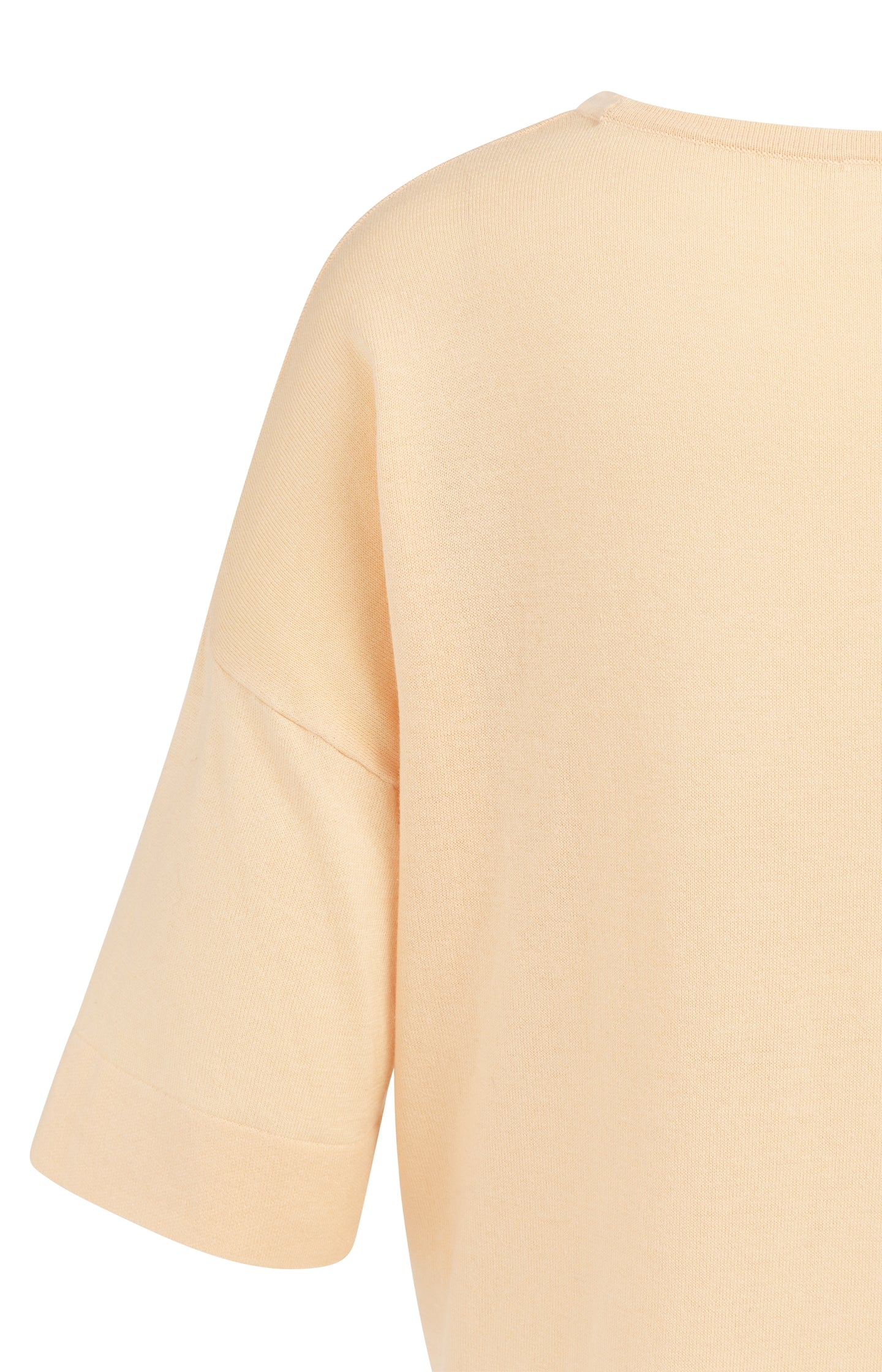 Finely knitted oversized T-shirt with short sleeves - Image 7