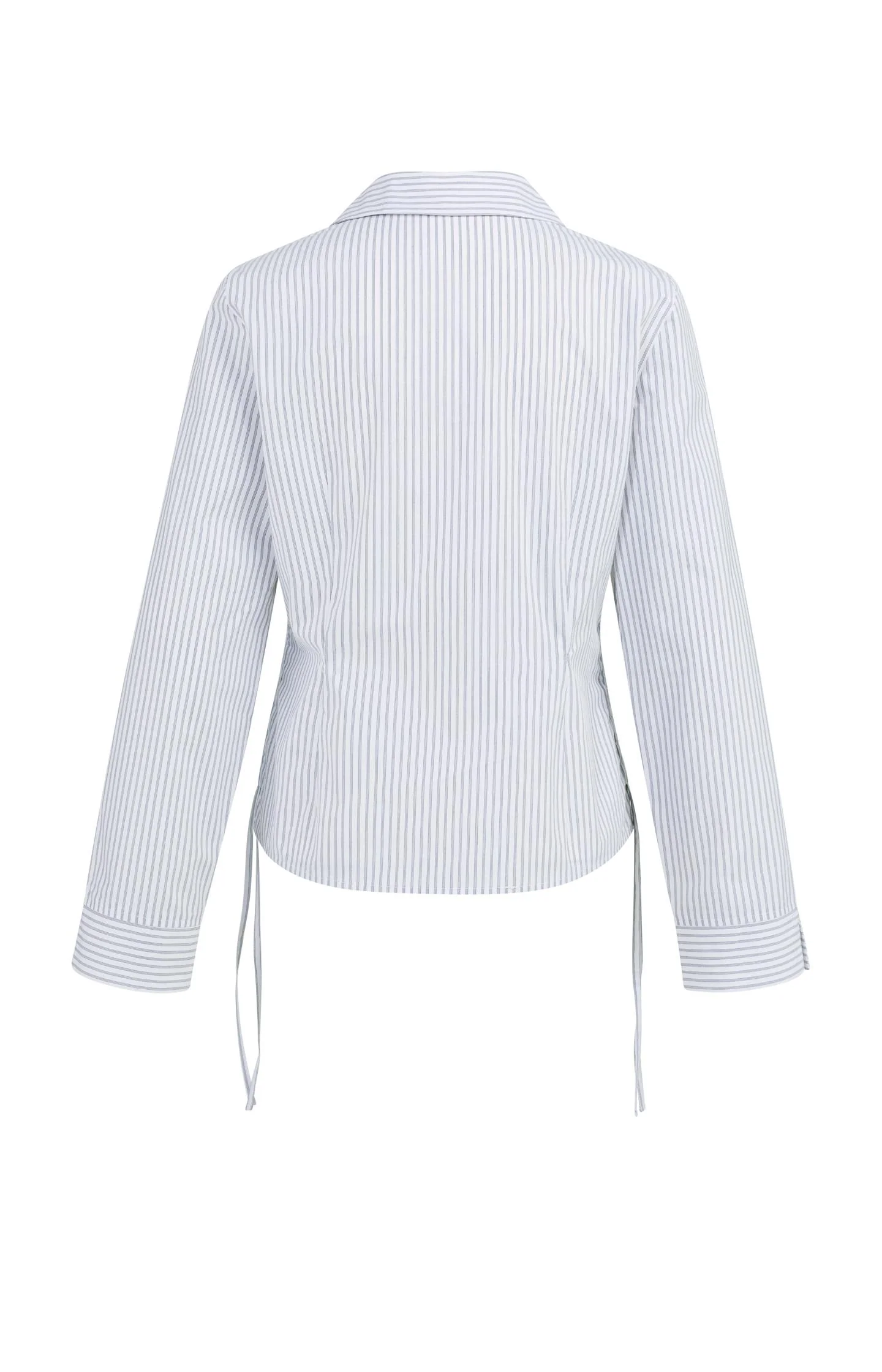 Fitted blouse with side drawstrings - Image 6