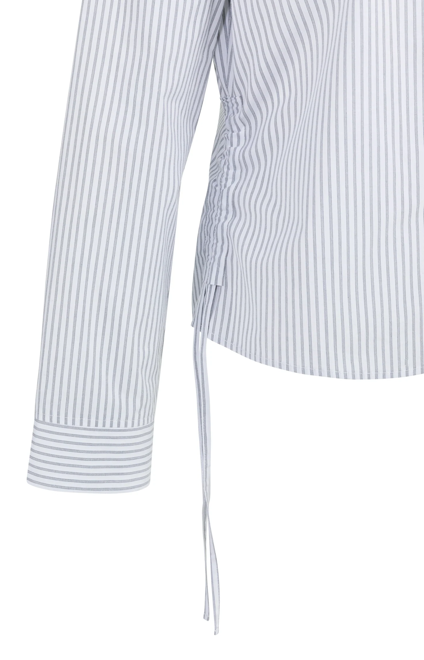 Fitted blouse with side drawstrings - Image 8