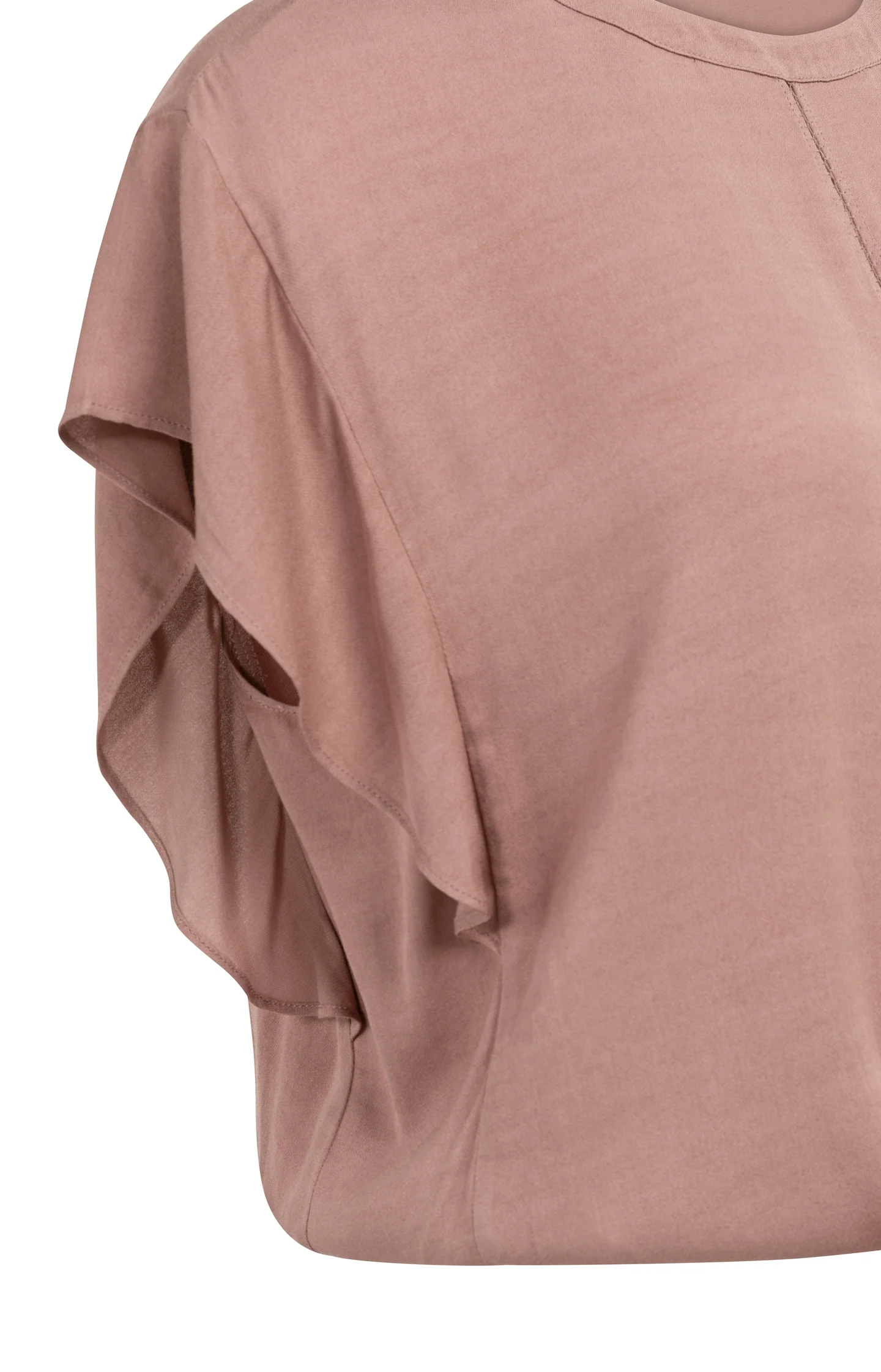 Flowy top with knot detail and elastic hem - Image 9