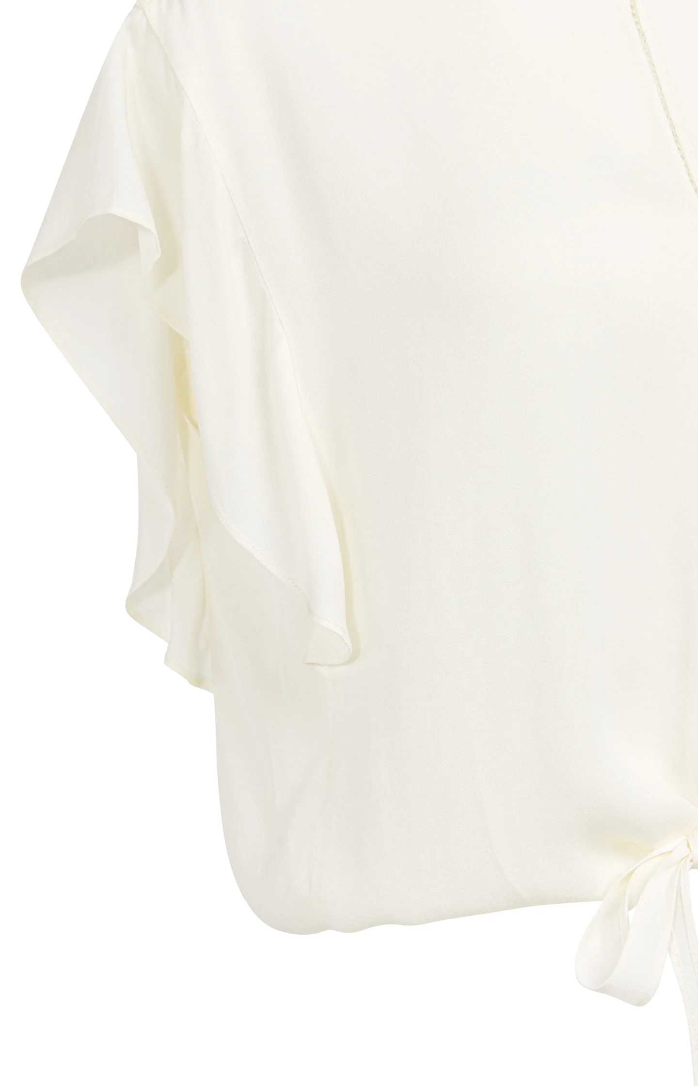 Flowy top with knot detail and elastic hem - Image 8