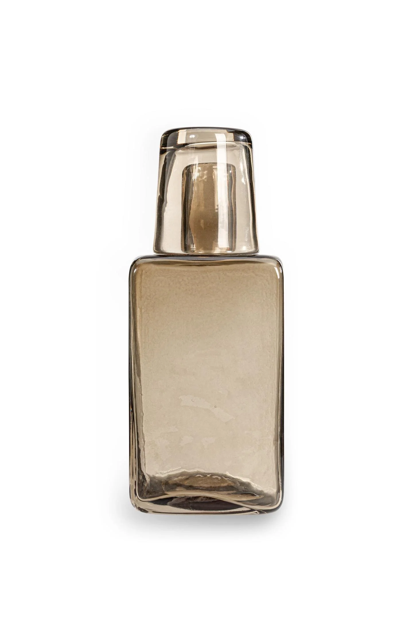 Glass carafe with matching glass - Image 2