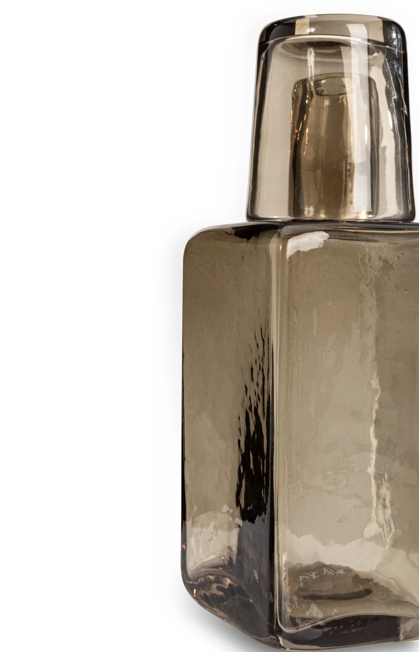 Glass carafe with matching glass - Image 5