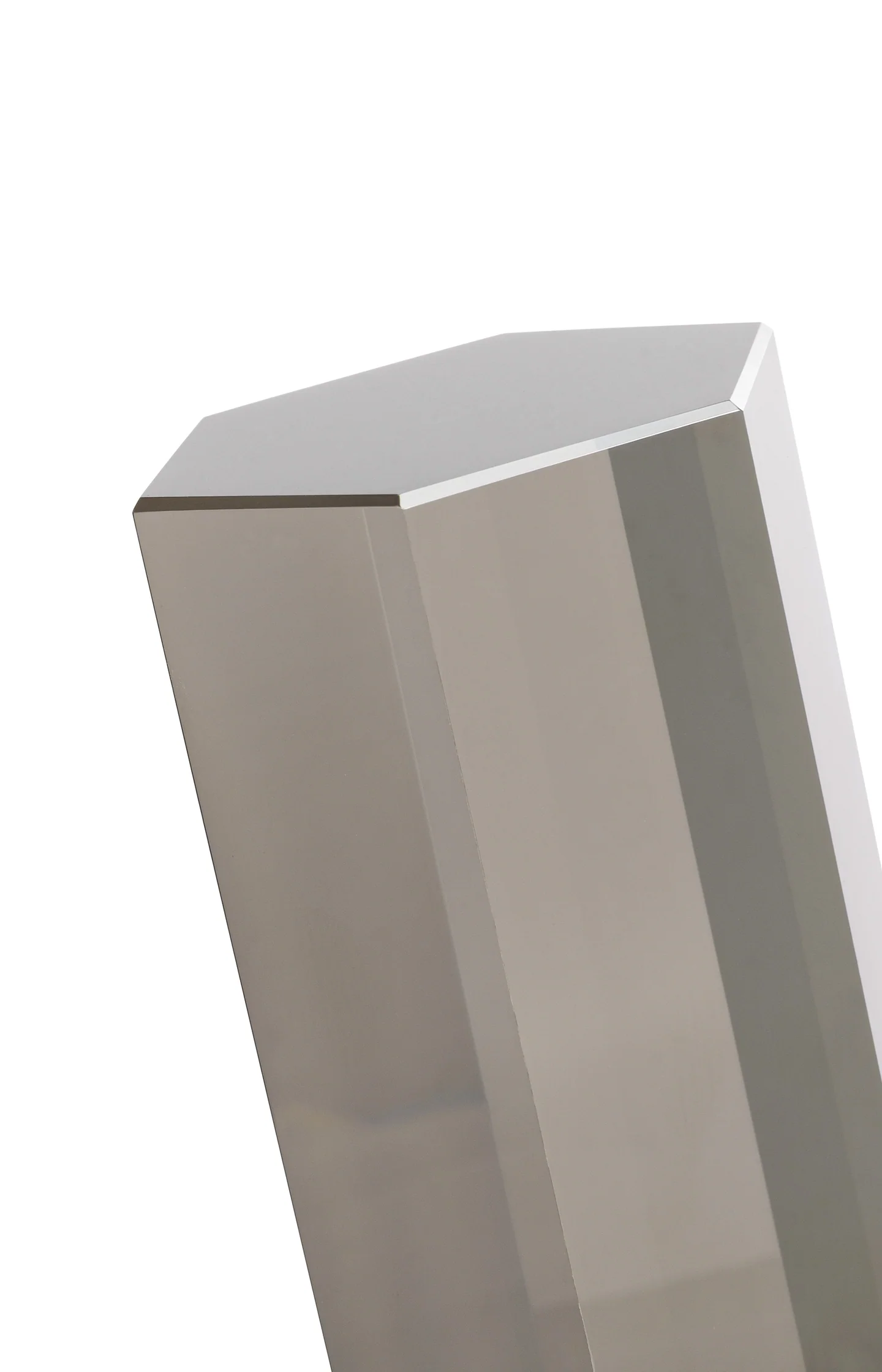 Glass sculpture with hexagonal shape - Image 3