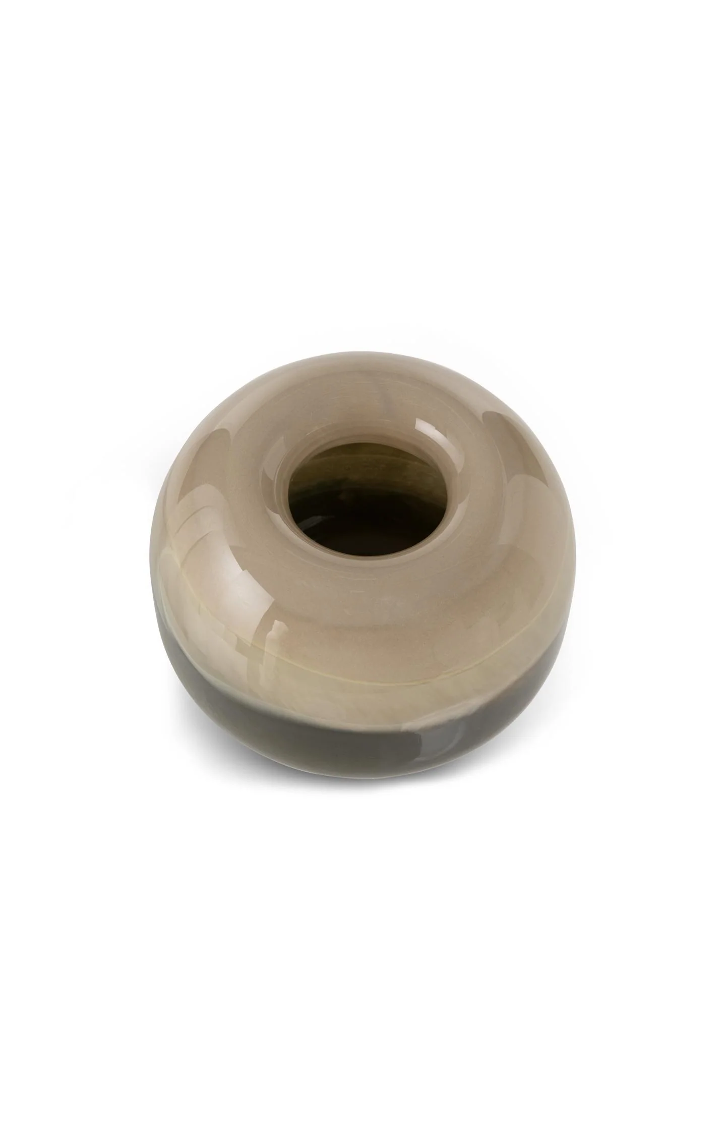 Glass tealight holder with color pattern - Image 3
