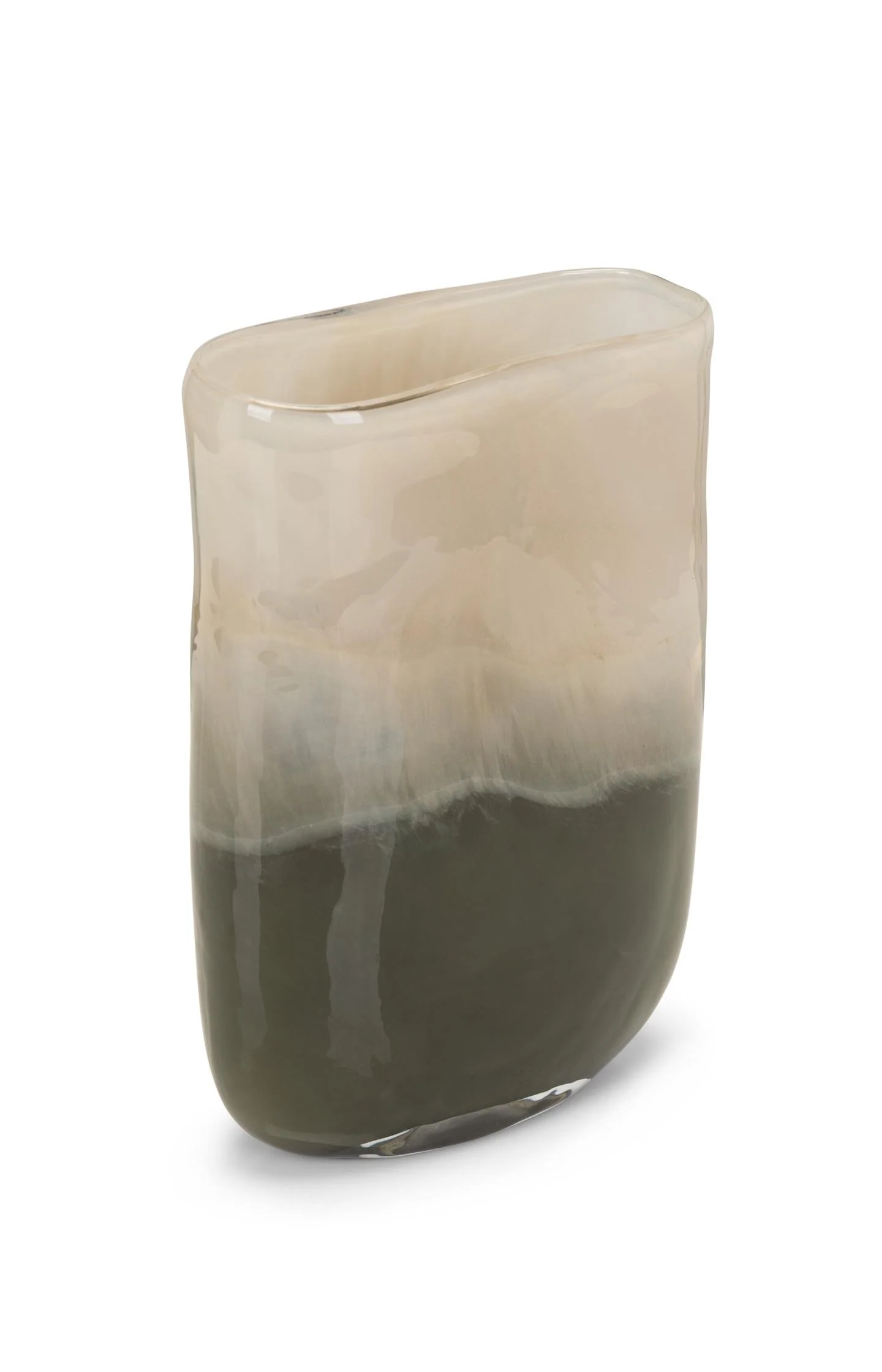 Glass vase with color gradient - small - Image 2