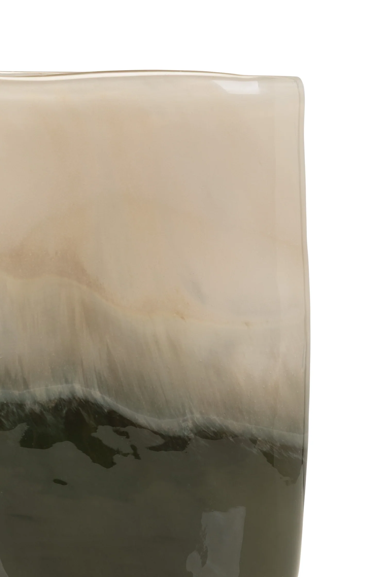 Glass vase with color gradient - small - Image 3