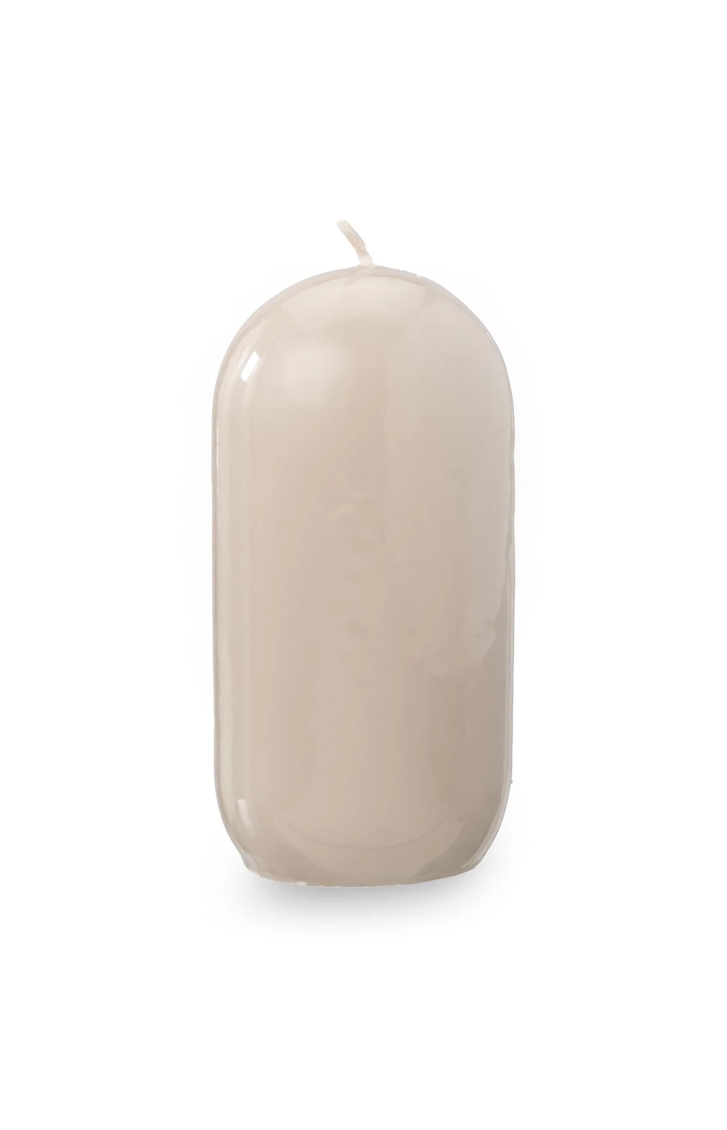 Glossy capsule candle - large