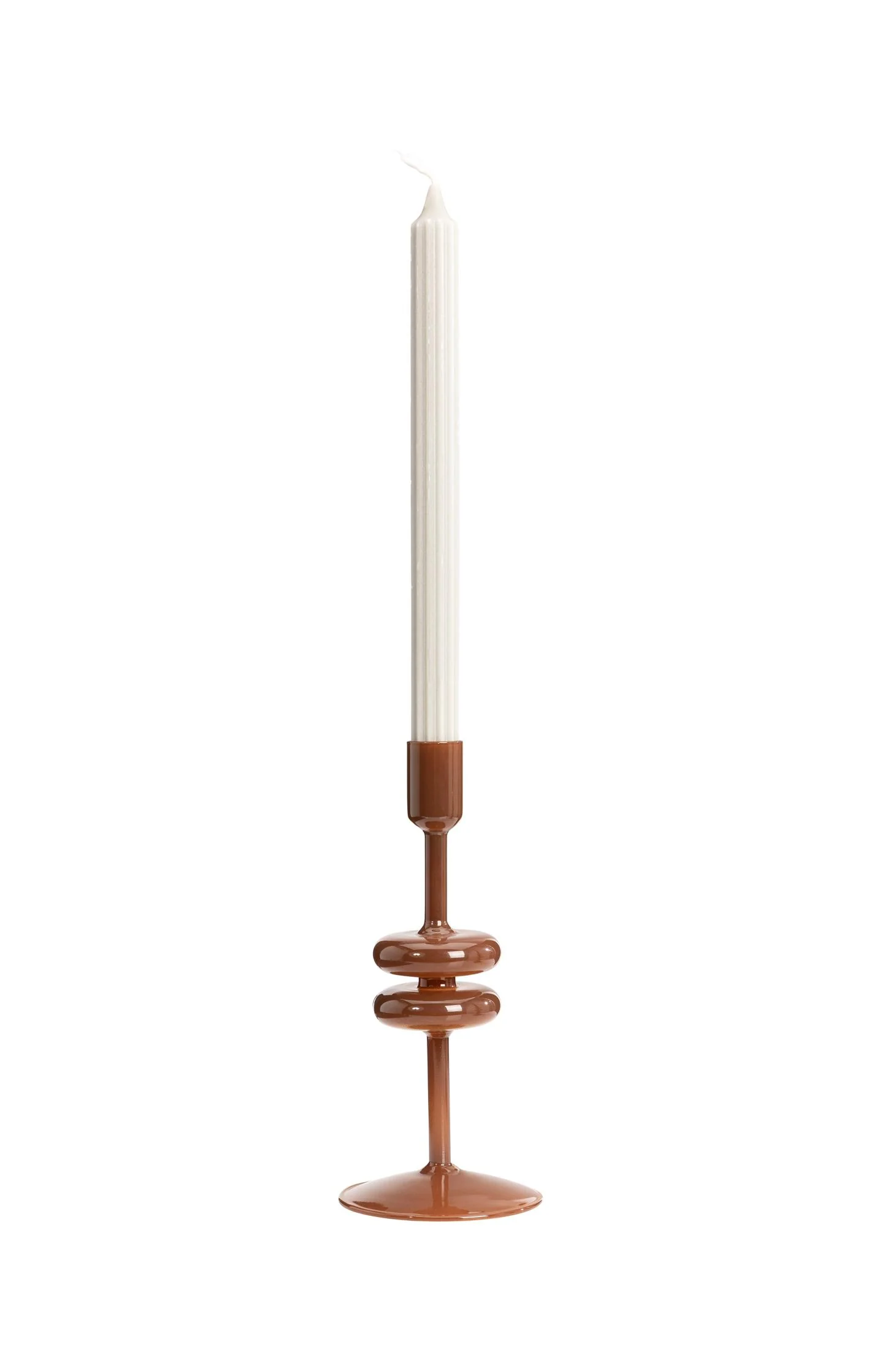 Glossy glass candle holder - small - Image 3